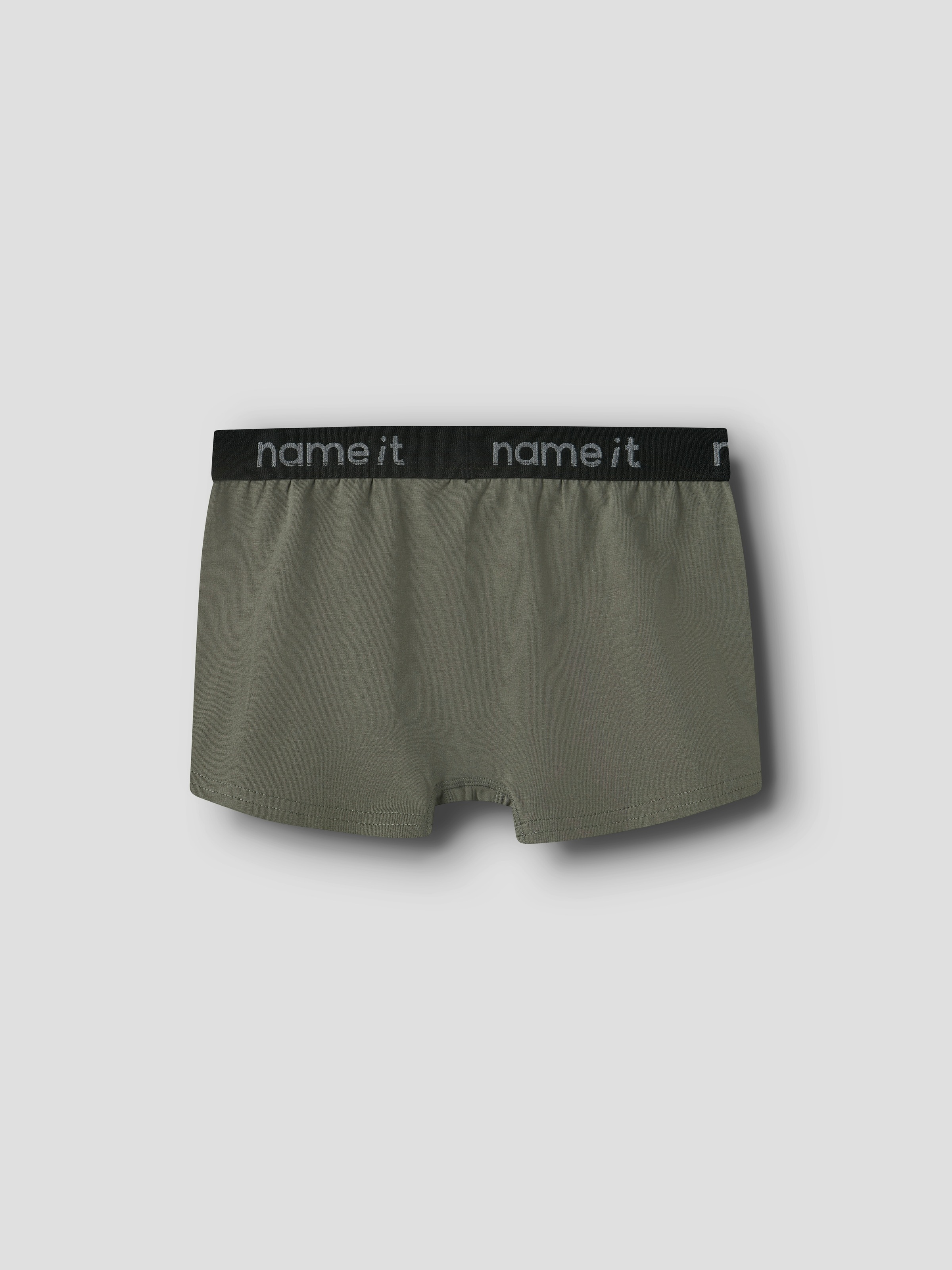 Thumbnail - Name It Trunk "NKMBOXER 3P" Packung, 3 Stk. eng, Jersey, Logoschriftzug, angesetztes Bündchen