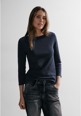 Cecil 3/4-Arm-Shirt »Basic Boatneck«