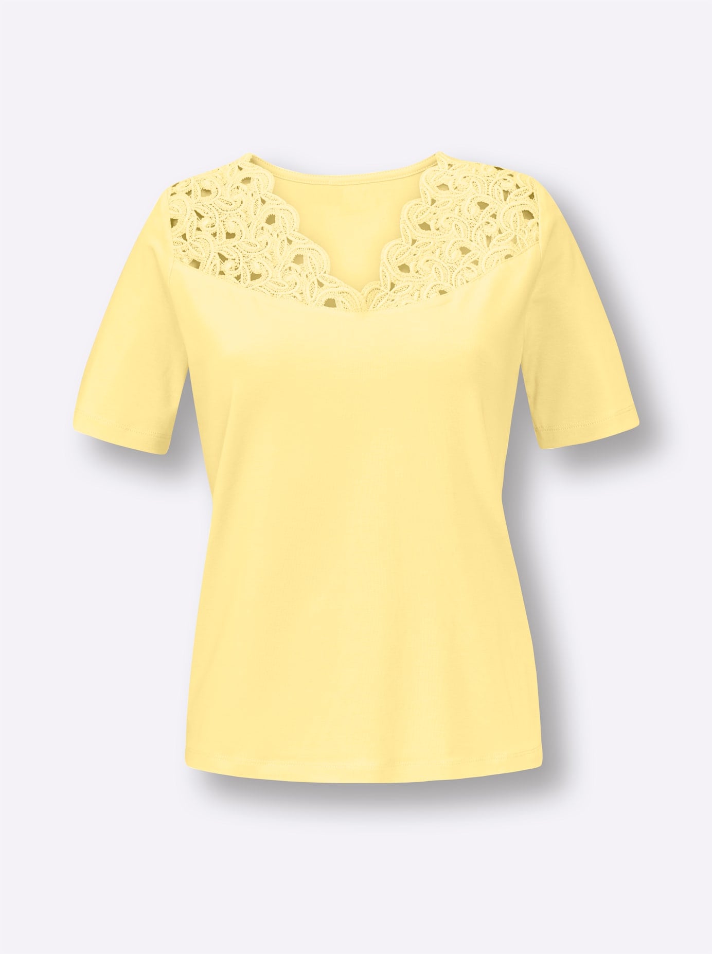 creation L Spitzenshirt »Modal-Baumwoll-Shirt«, (1 tlg.)