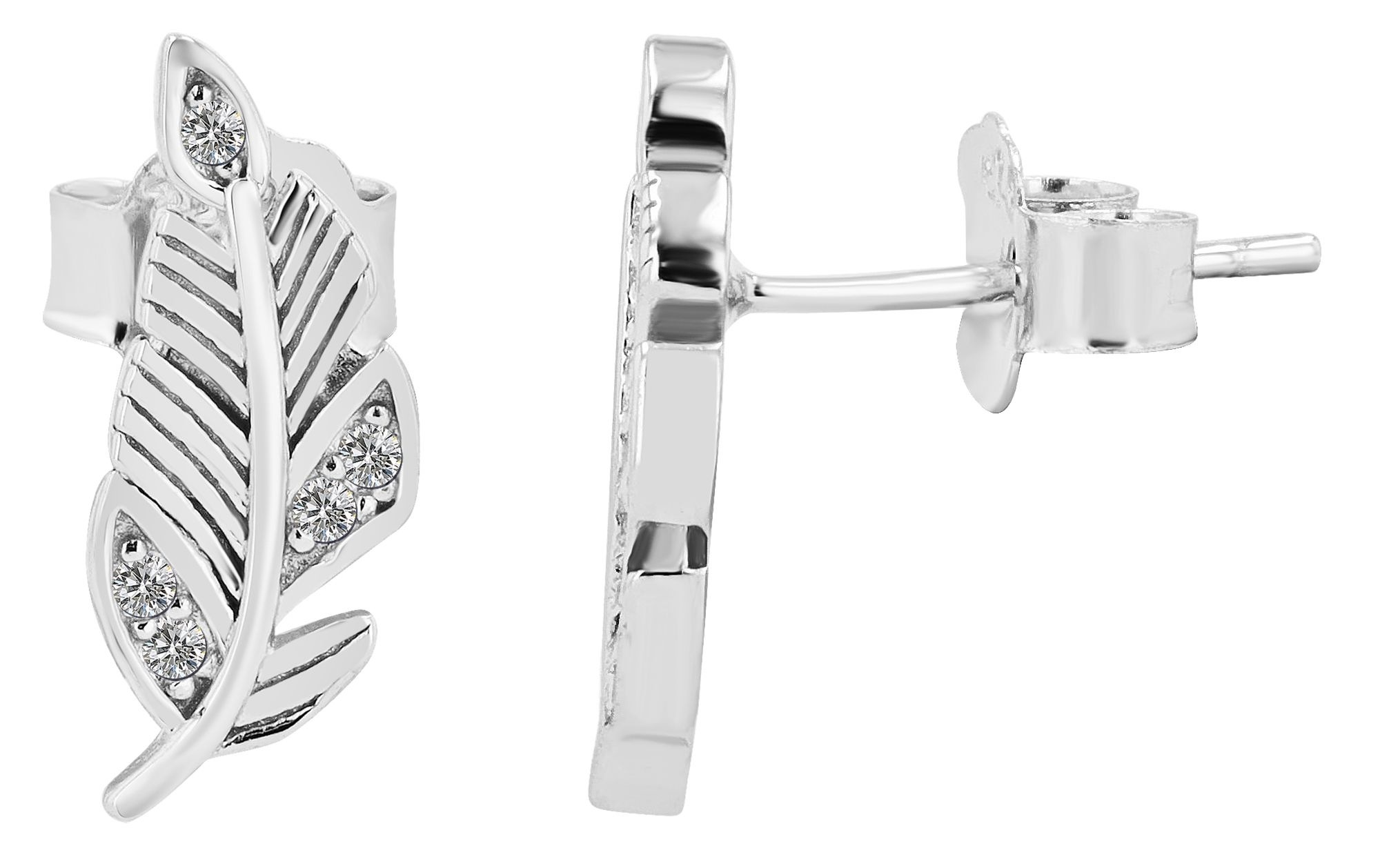 Adelia´s Paar Ohrhänger »Damen Ohrringe – Ohrstecker aus 925 Silber mit Zirkonia« Zum Verschenken an Menschen, die Ihnen am Herzen liegen