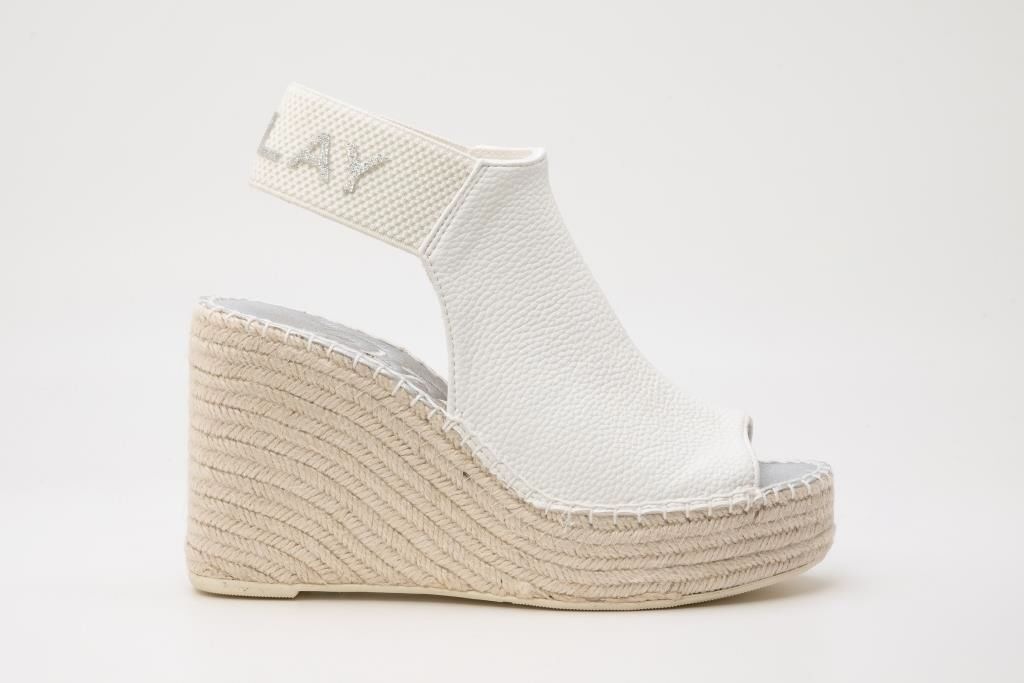 Thumbnail - Replay Sandalette "Tyne", Sommerschuh, Sandale, Keilabsatz, mit Glitzerlogo an der Ferse