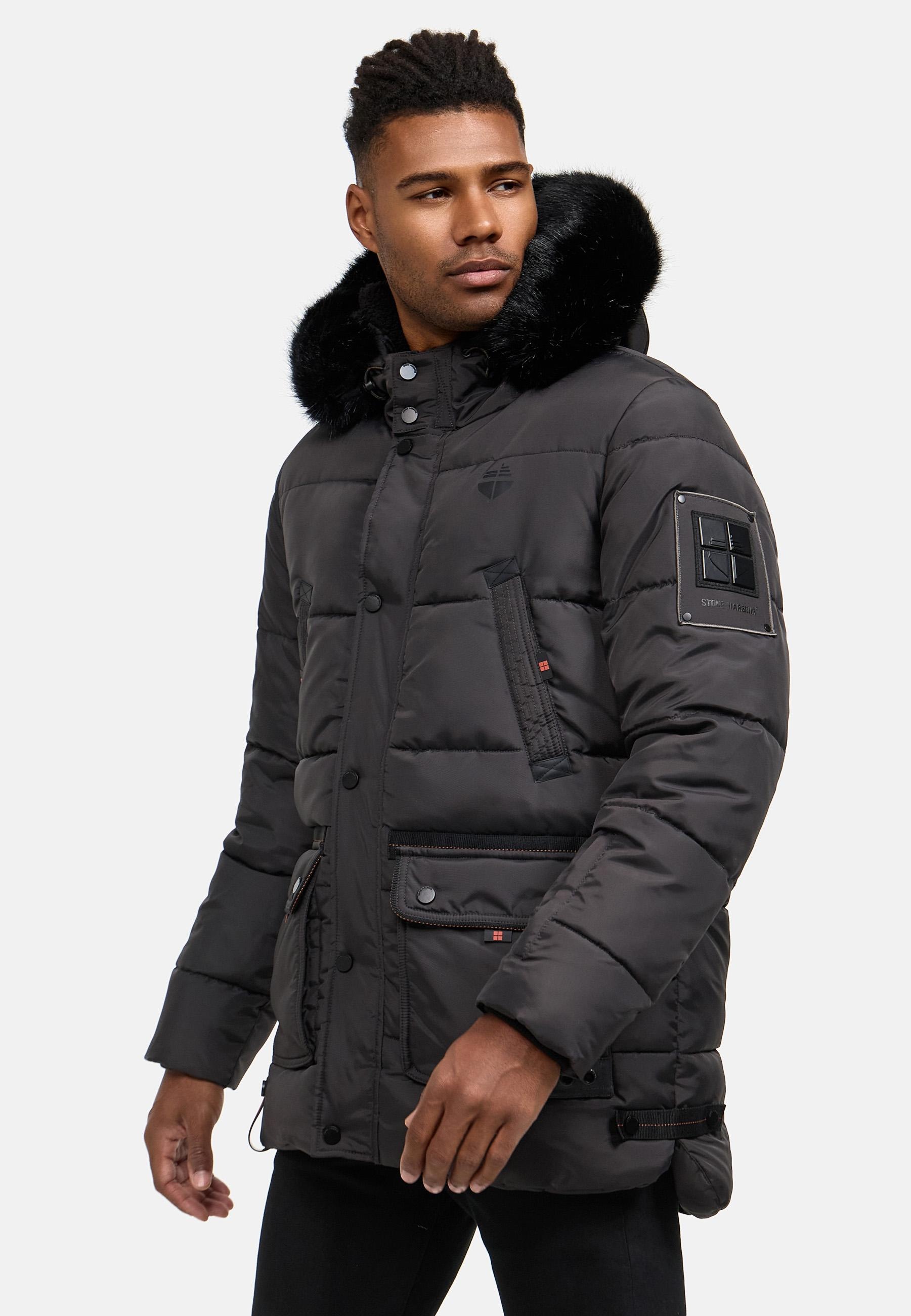 Stone Harbour Steppjacke »Mironoo«, mit Kapuze, stylische Outdoorjacke mit großer Kapuze