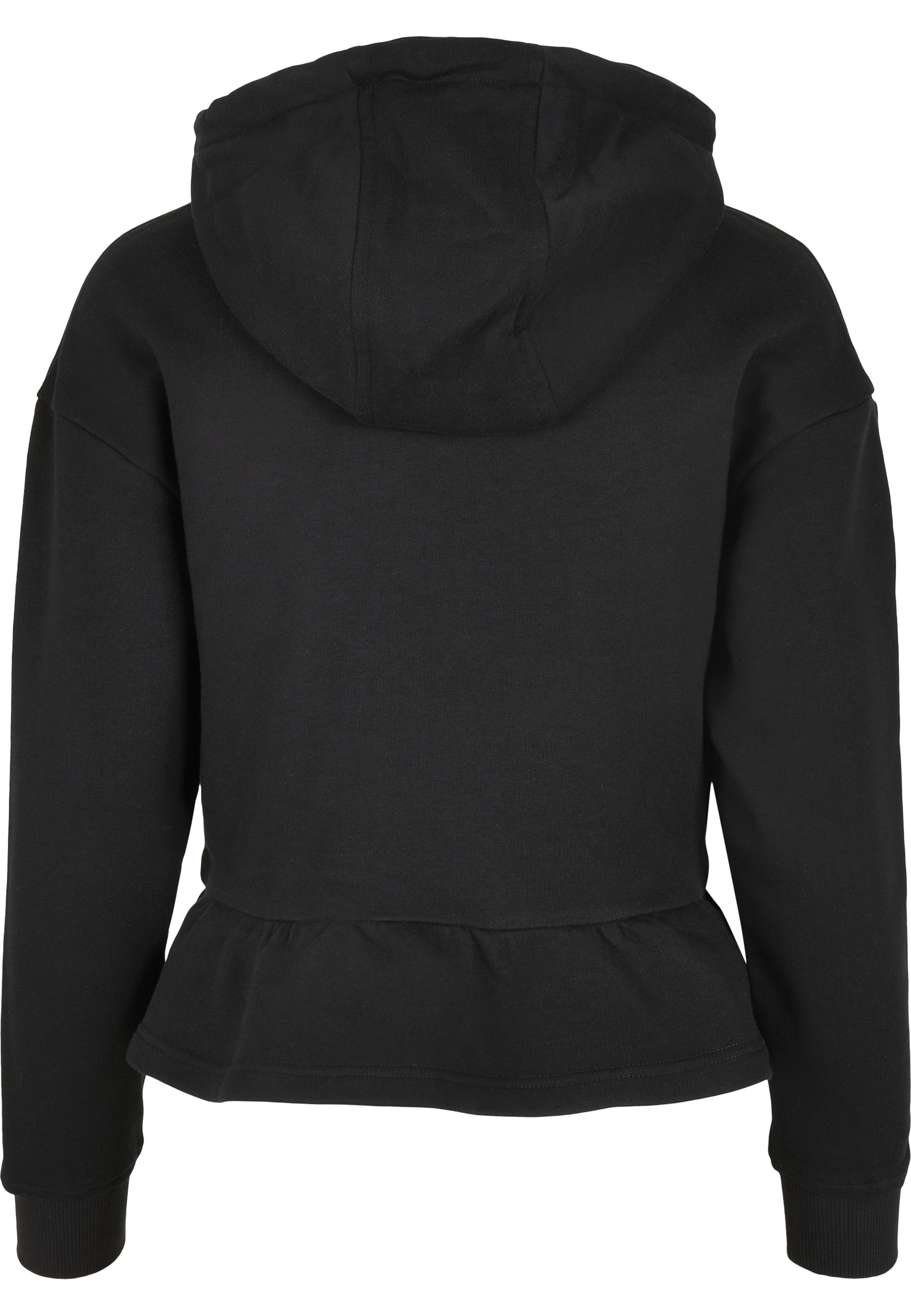 URBAN CLASSICS Kapuzensweatshirt "Urban Classics Damen Ladies Organic Volan günstig online kaufen