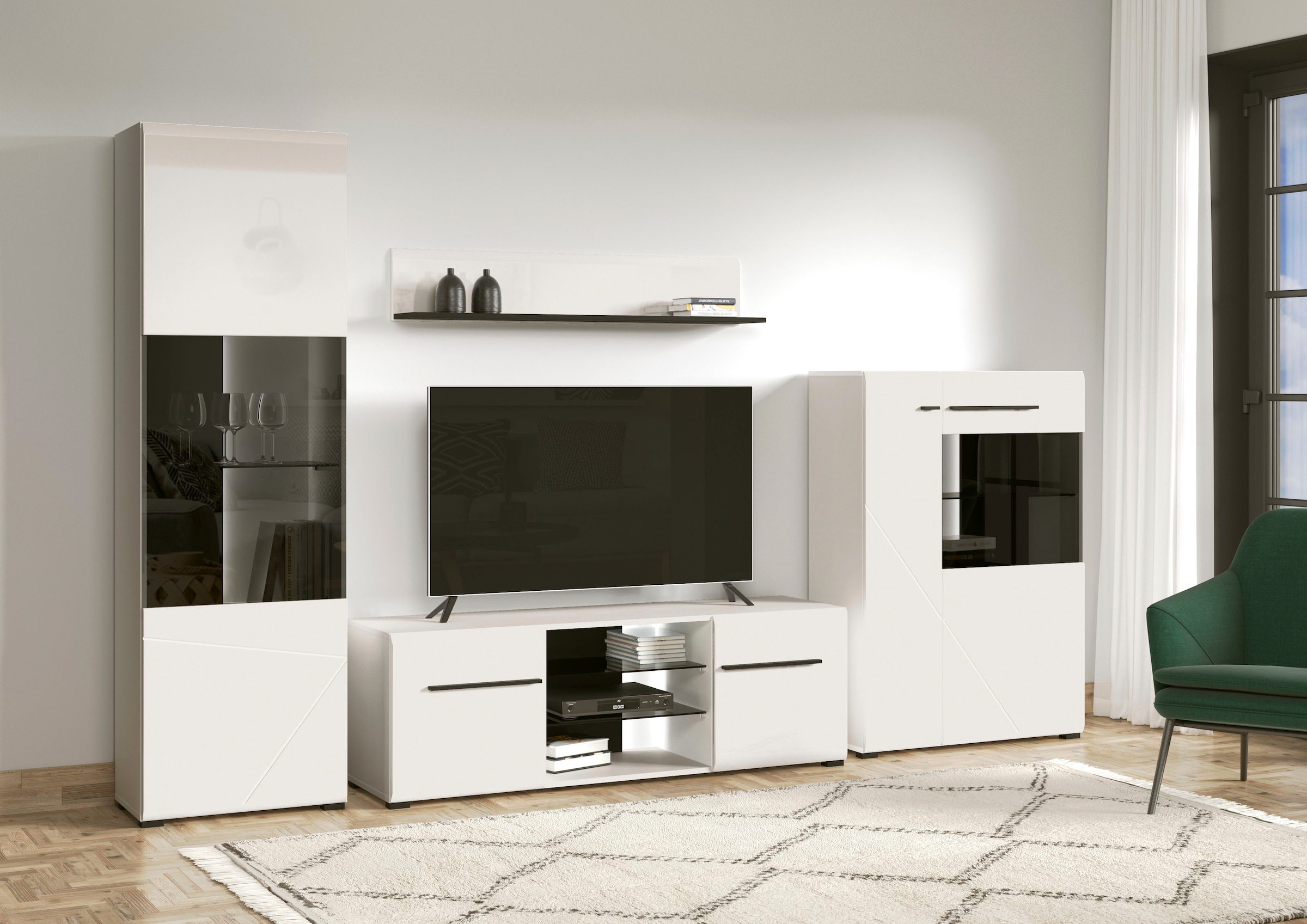 Home affaire Wohnwand "Trentino" Set, 4 Stk. tlg.