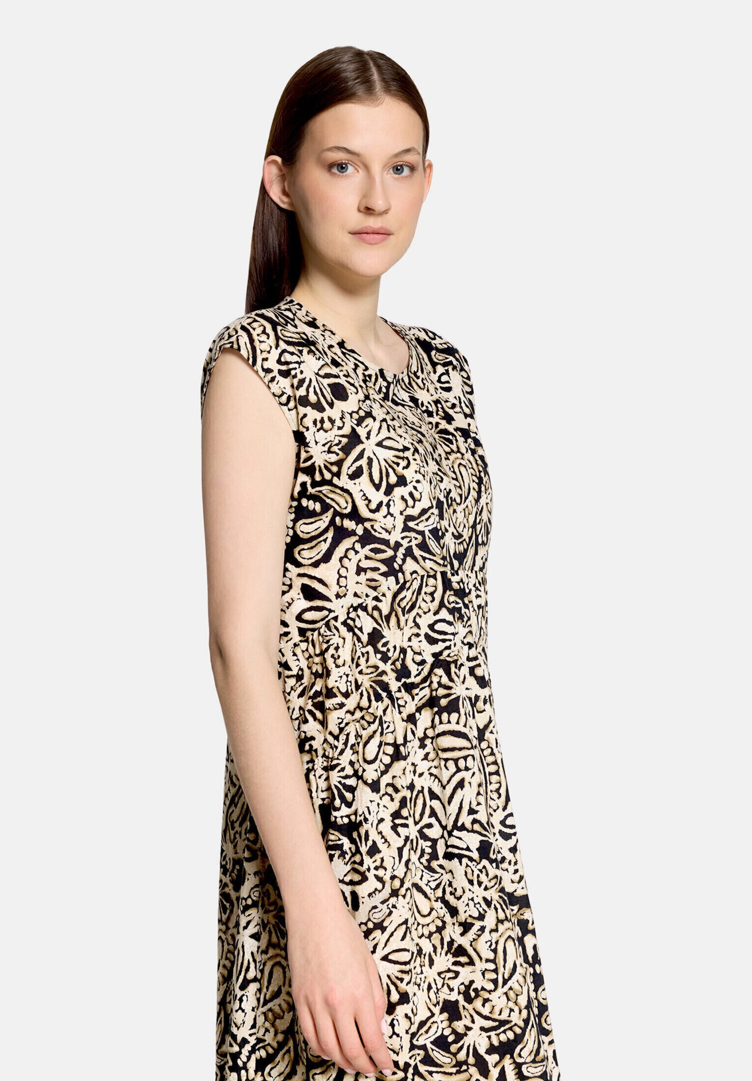 Cartoon Midikleid »Damen mit Muster« Ohne Tasche