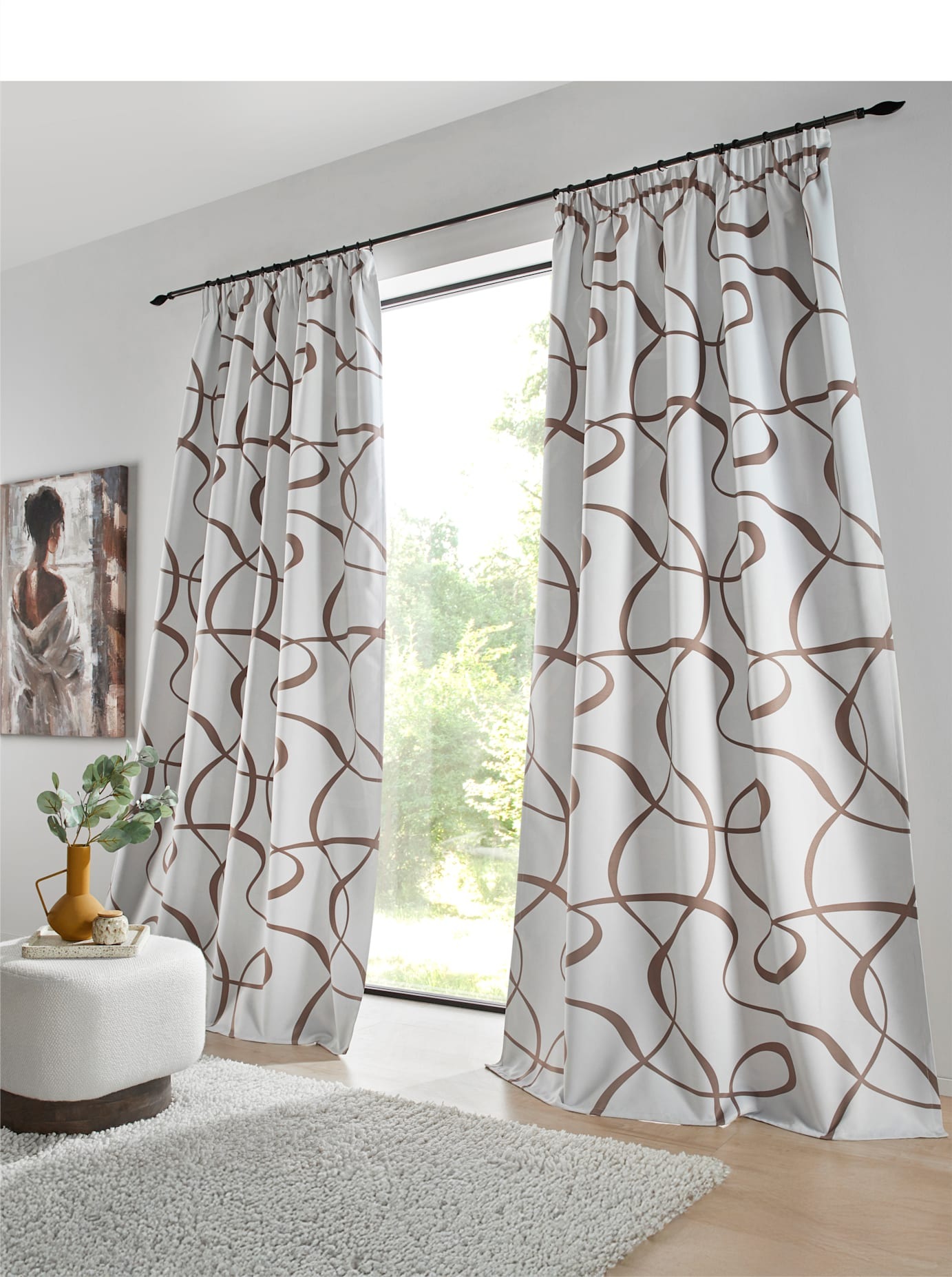 heine home Vorhang Ösen 1 Stk. tlg. günstig online kaufen