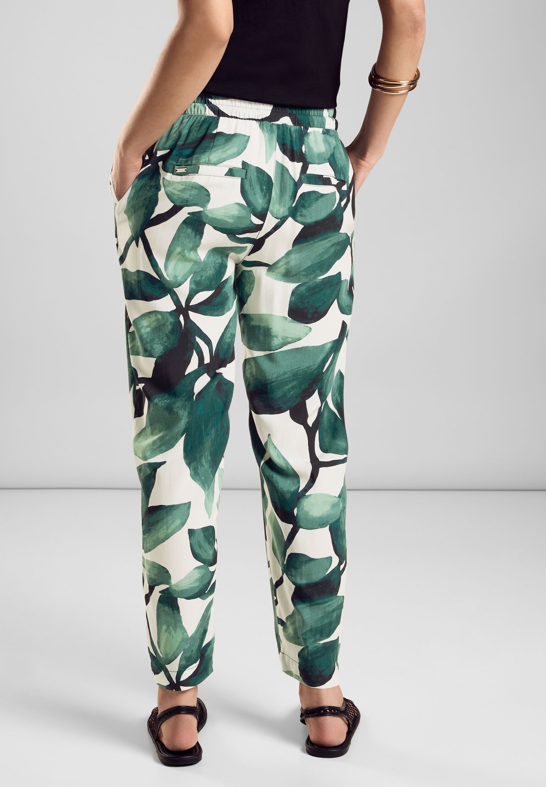 STREET ONE Stoffhose, Middle Waist