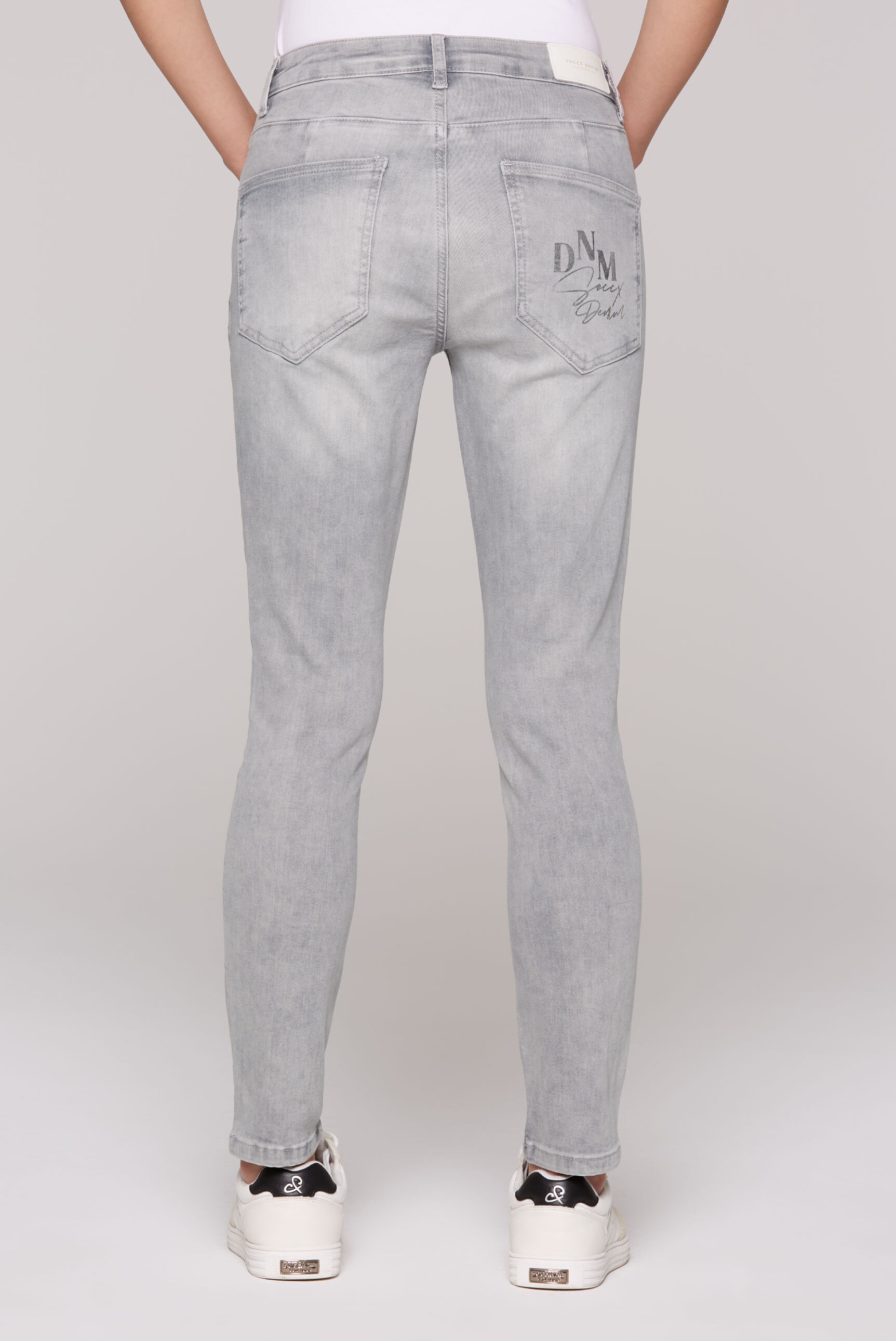 SOCCX Slim-fit-Jeans, mit normaler Leibhöhe