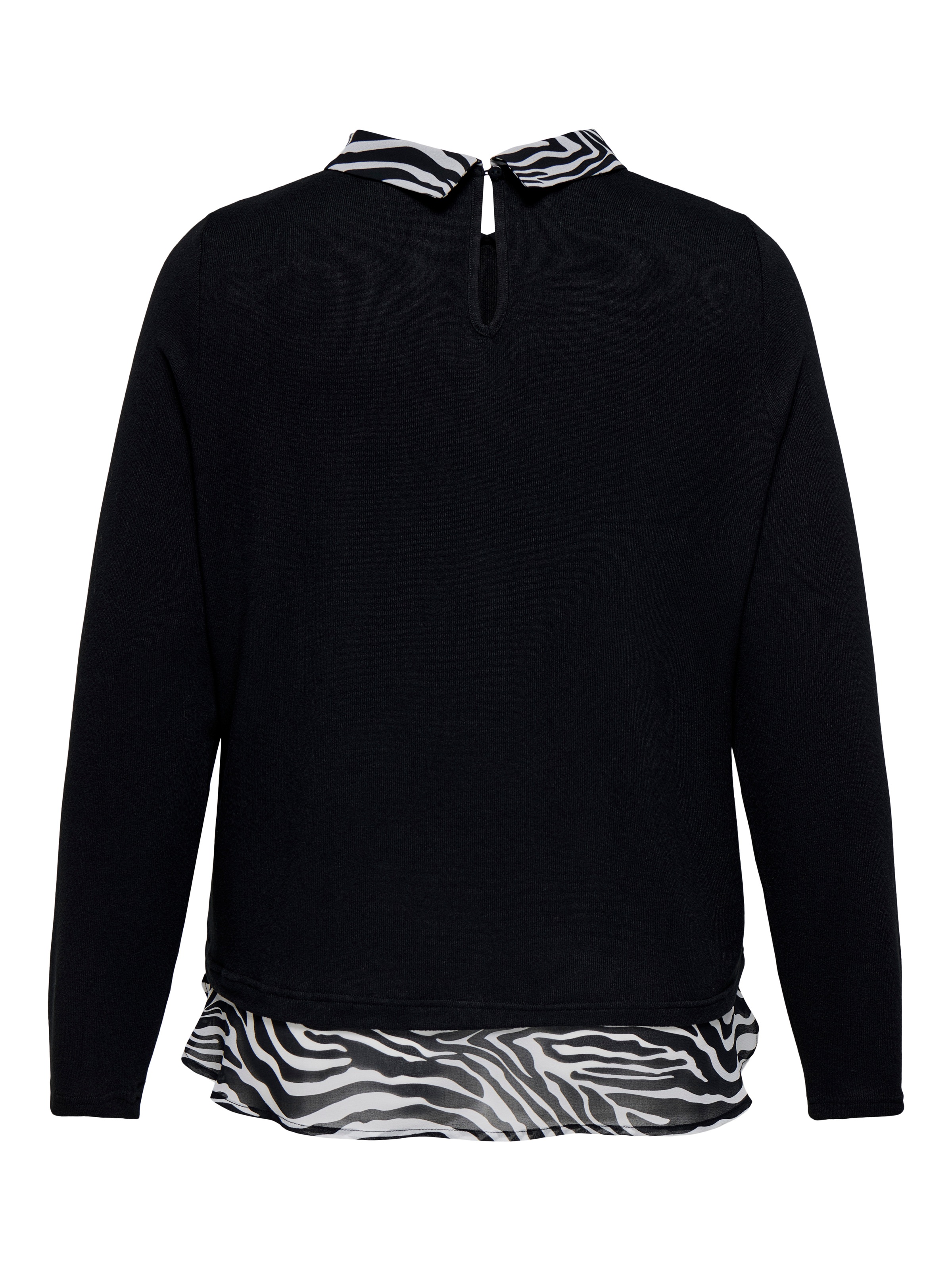 ONLY CARMAKOMA Blusenshirt "CARALBA LS MIX TOP JRS" günstig online kaufen