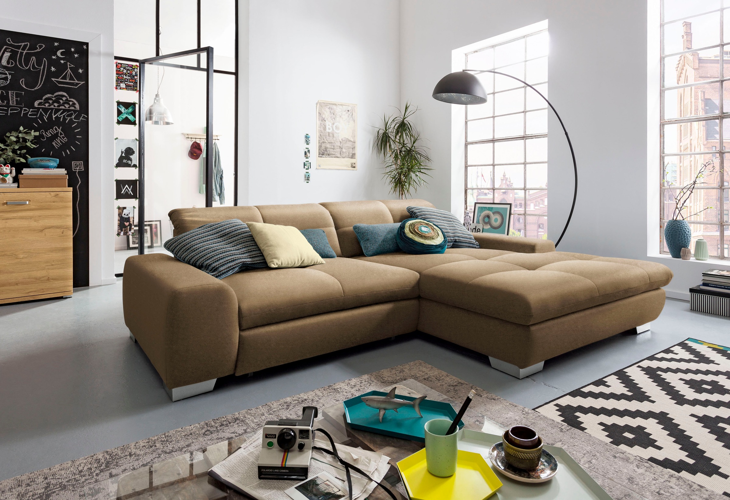 set one by Musterring Ecksofa "SO 1200 inkl. Sitztiefen- & Rückenverstellun günstig online kaufen