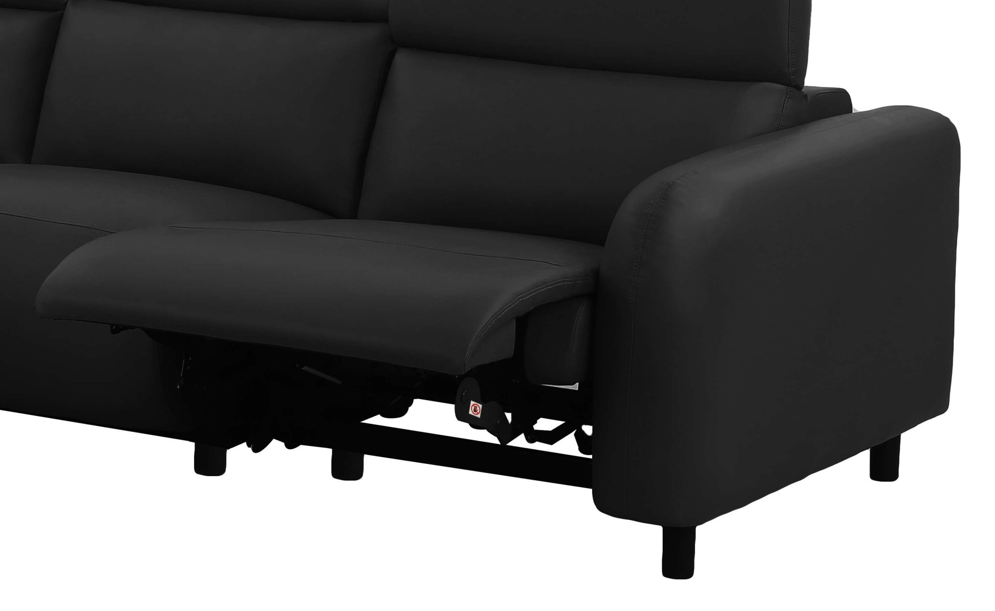 Home affaire Ecksofa »SKAANE Kunstleder, L-Form, 274 cm, manuelle u. elektrische Funktion,«, Kopfteilverstellung, Relax-und Liegefunktion, Federkernpolsterung