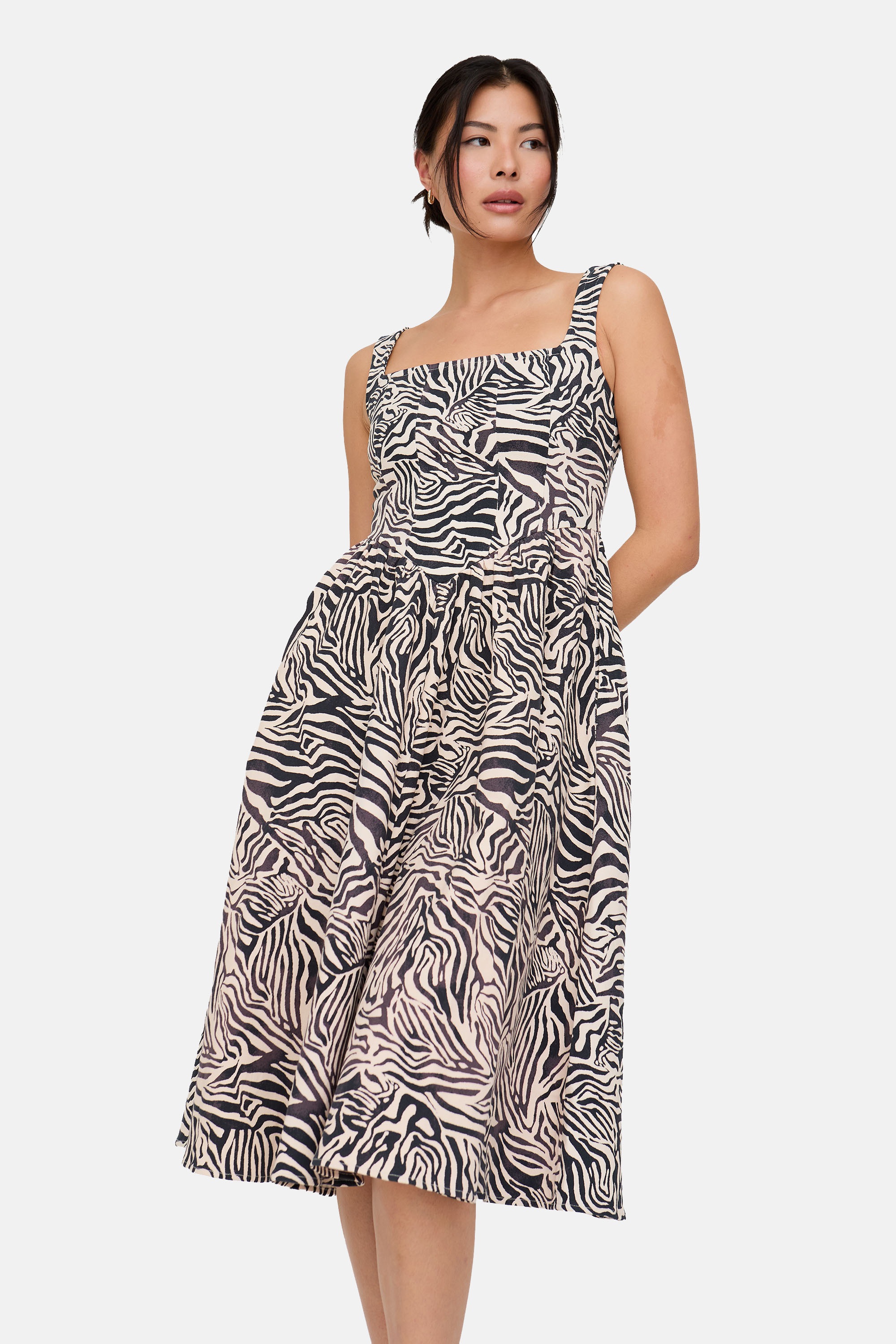 Lily and Lionel Midikleid "Hayley Corset Inspired Midi Dress Damen" günstig online kaufen