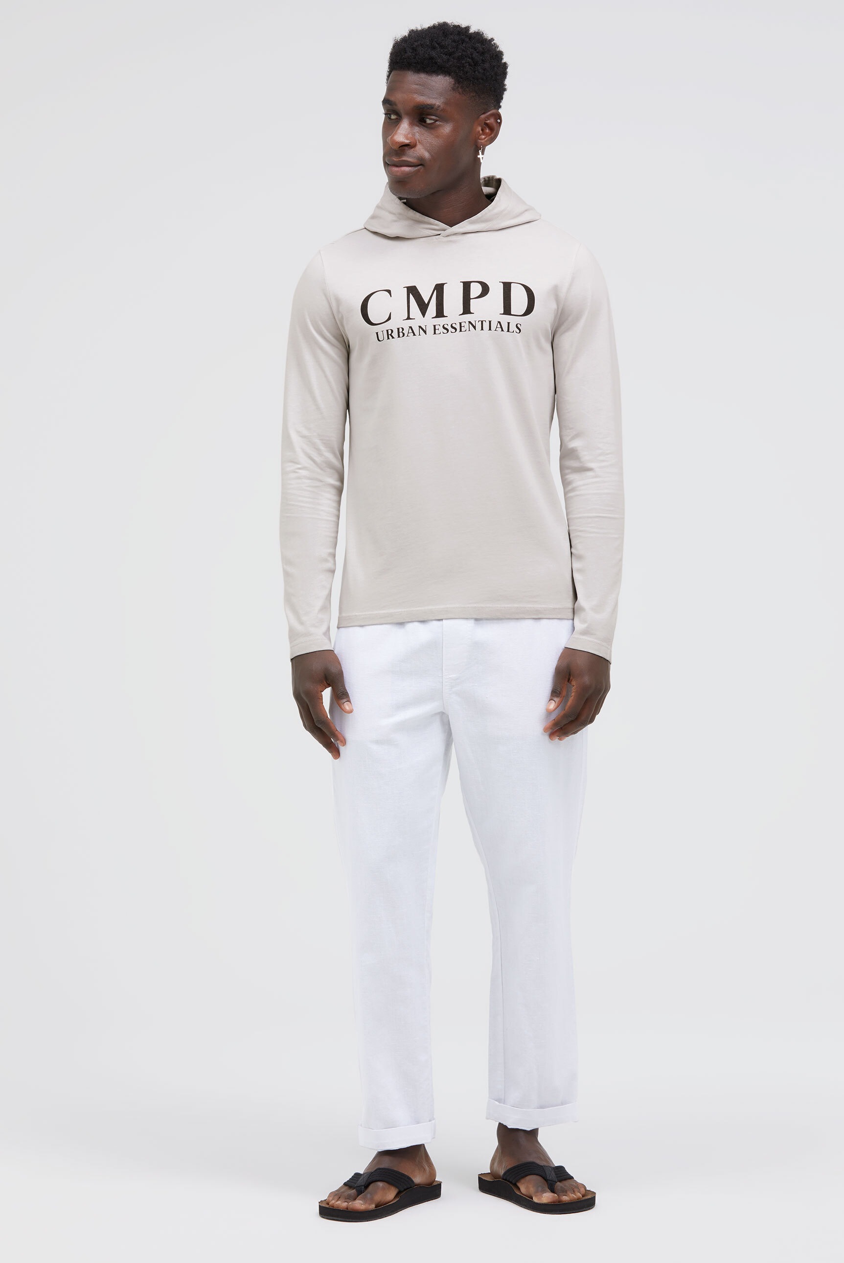 CMPD Women Long Sleeve Shirt Grey M 2