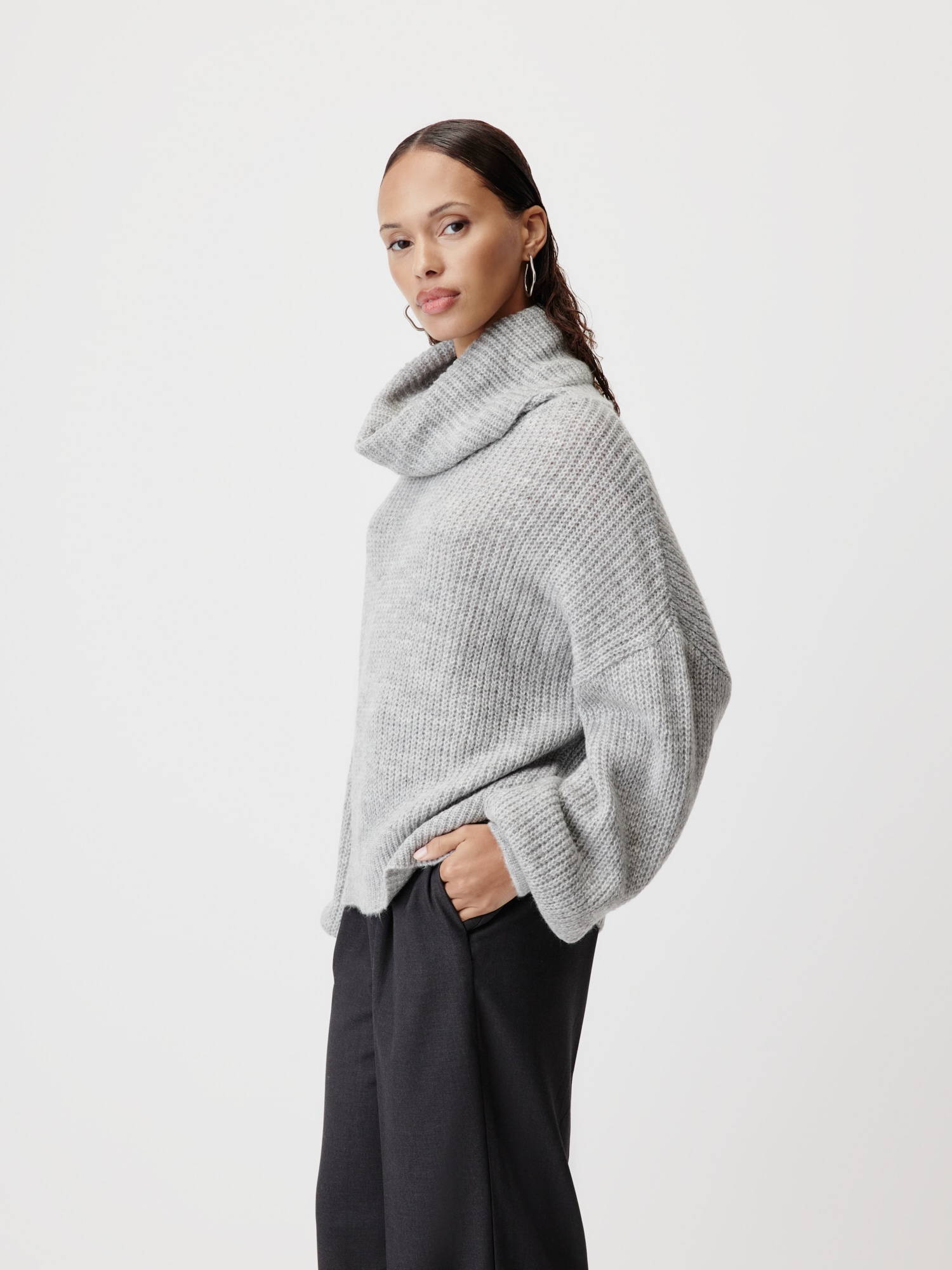LeGer Strickpullover »Jarine, LeGer by Lena Gercke«, Loose fit mit Rundhalsausschnitt
