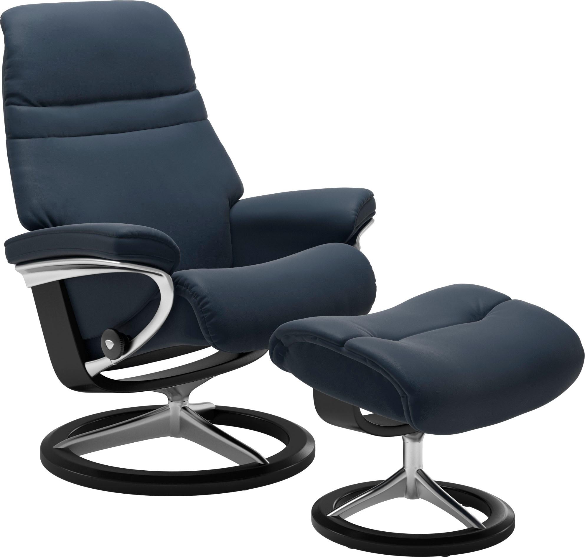 Stressless Relaxsessel "Sunrise" mit Signature Base, Größe L, Gestell Schwarz, in 2 Bezugsqualitäten lieferbar