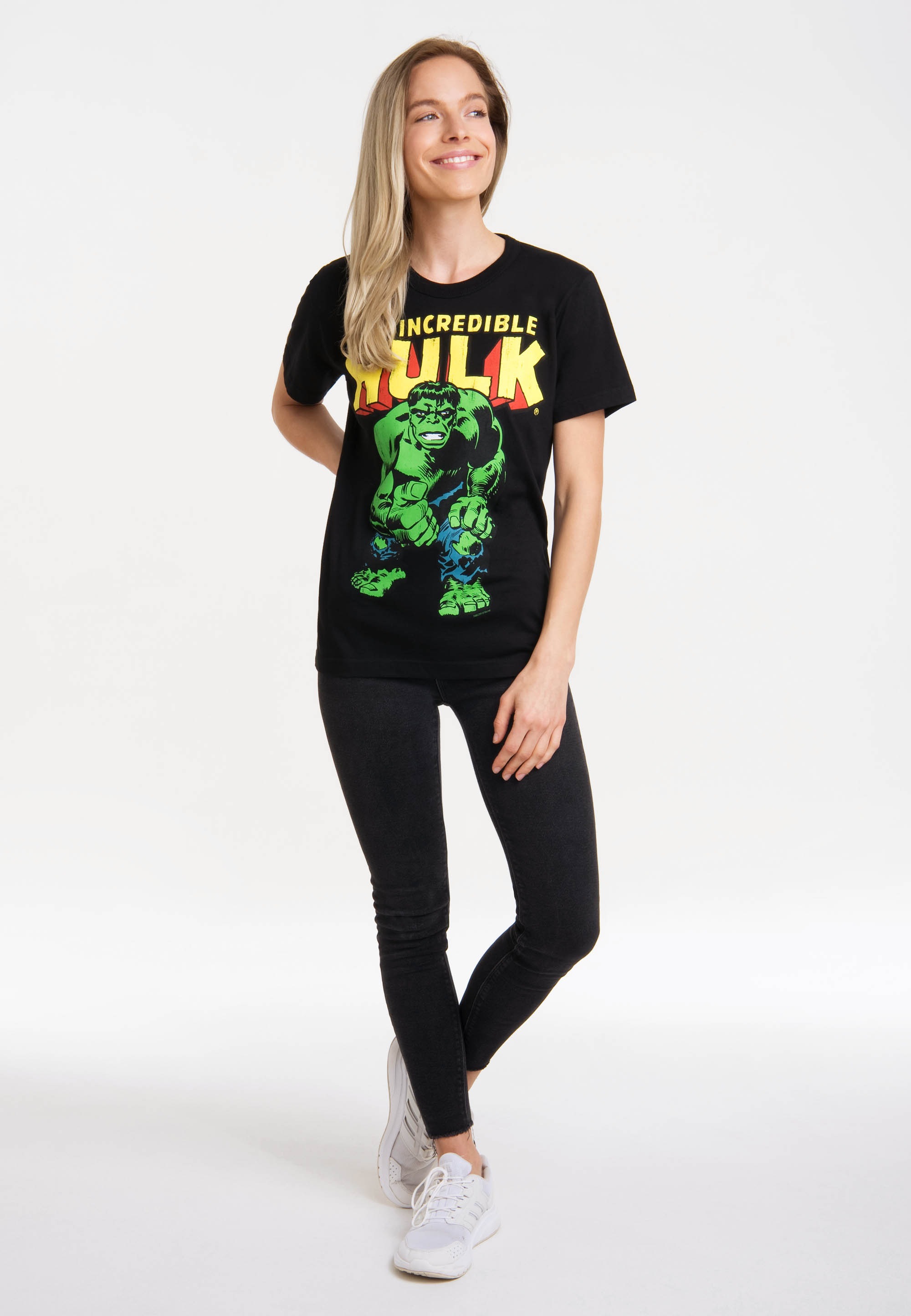 LOGOSHIRT T-Shirt »Marvel Comics - Hulk«, mit lizenziertem Print für  bestellen | BAUR