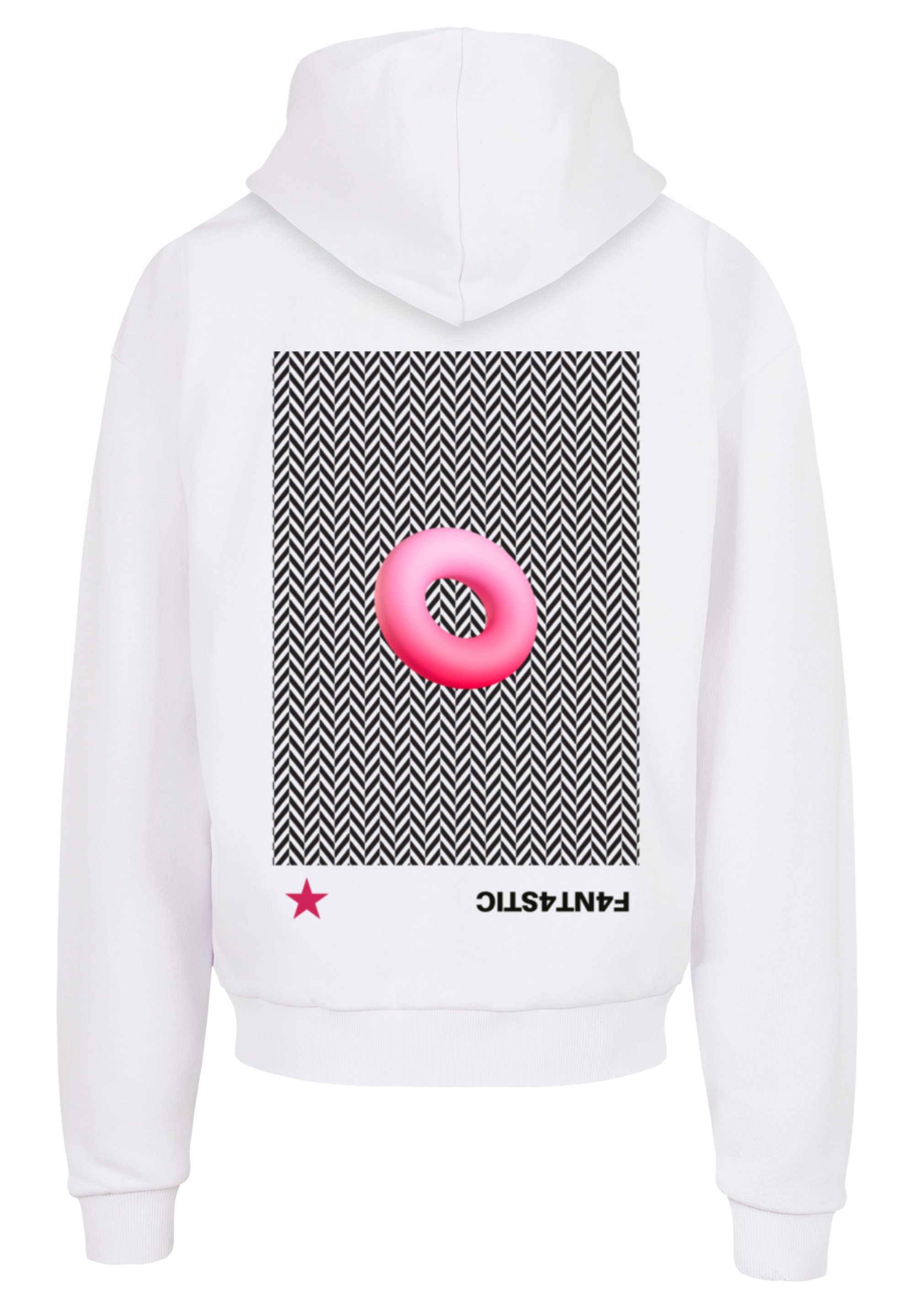 F4NT4STIC Kapuzenpullover »3D PINK RING«, Print