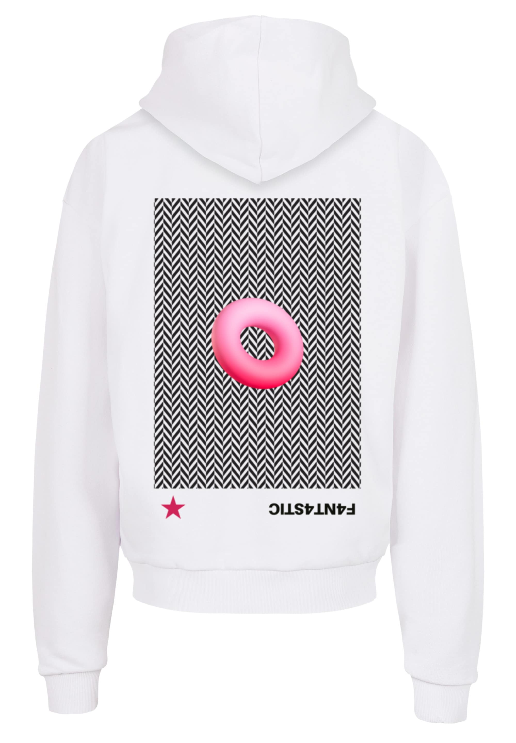 F4NT4STIC Kapuzenpullover "3D PINK RING", Print günstig online kaufen