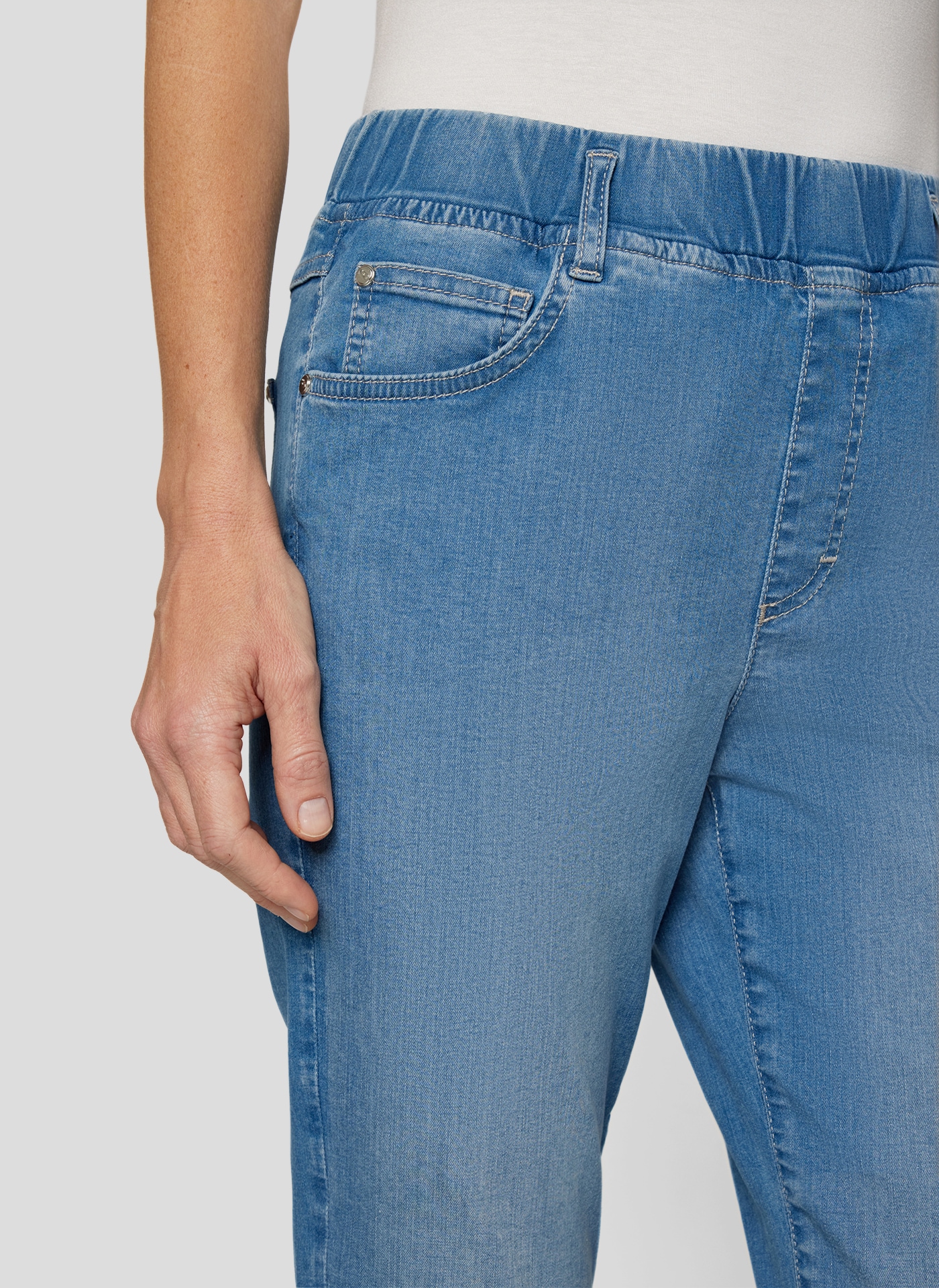 Rabe Jerseyhose »Rabe Bella Jeans mit Gummibund«