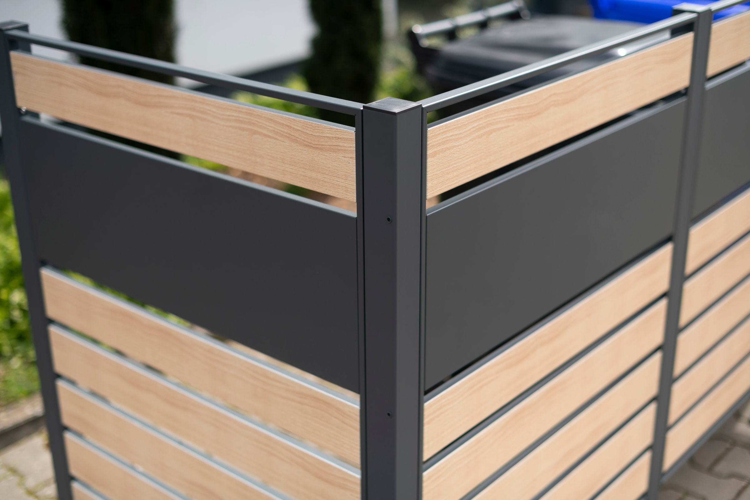 WESTMANN Mülltonnenbox »Planum«, Platz für 5 Mülltonnen je 240 L