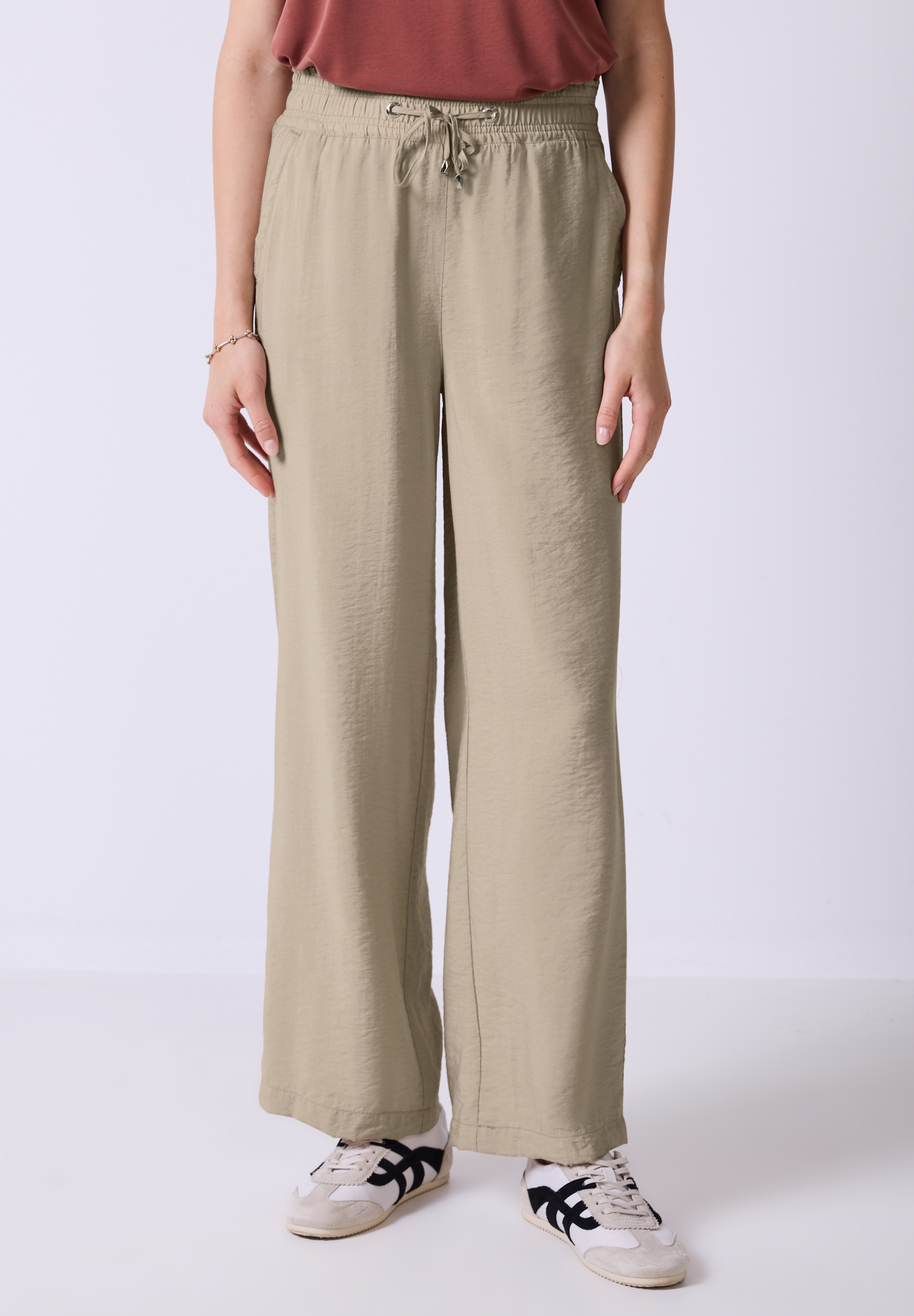 STREET ONE STUDIO Stoffhose, High Waist günstig online kaufen