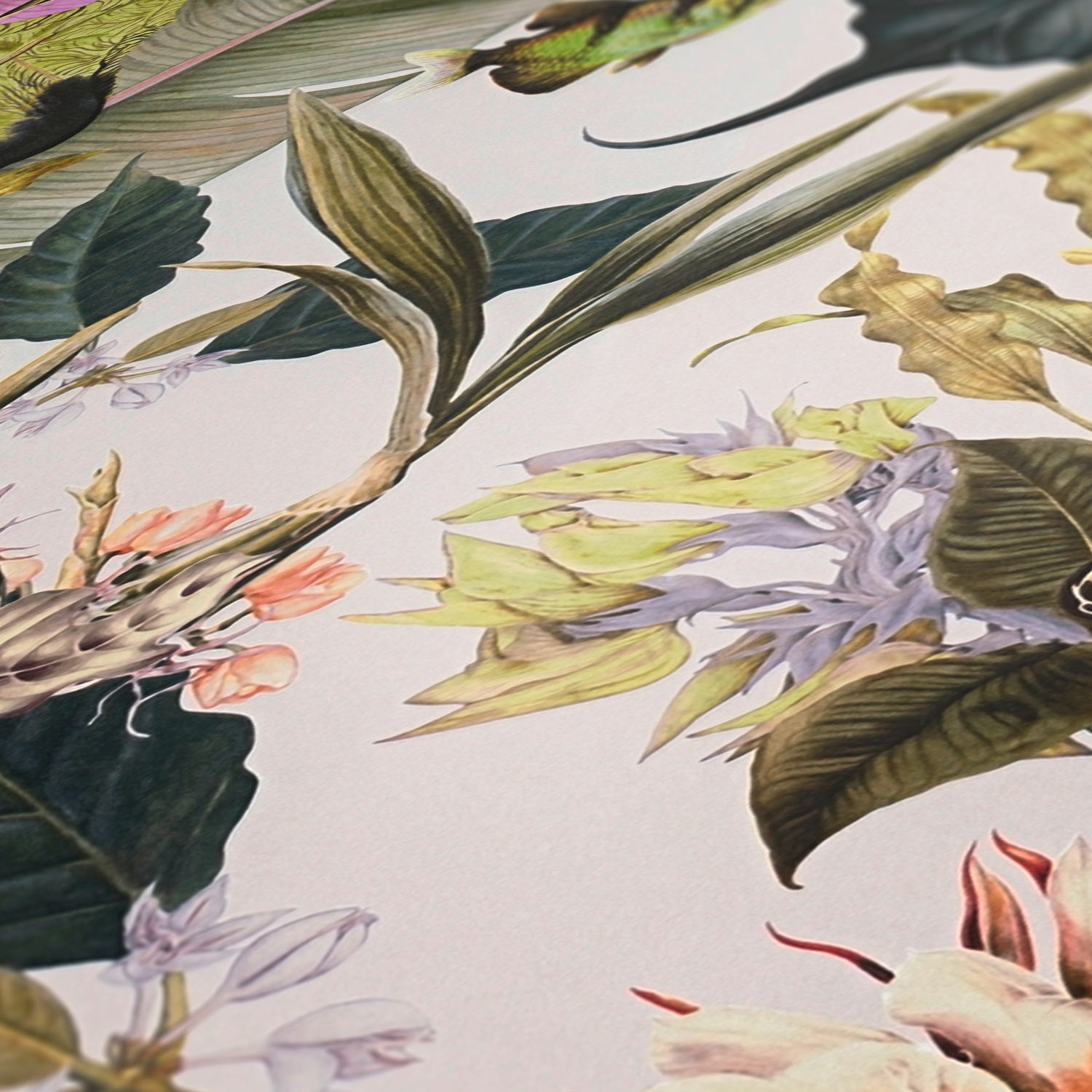 A.S. Création Vliestapete »Dream Flowery« Wald | botanisch | floral glatt Tiertapete Tapete Blumenoptik Tapeten Wohnzimmer Schlafzimmer Küche