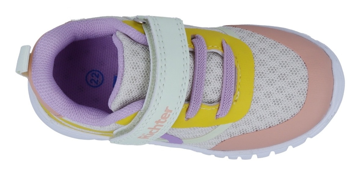 Richter Sneaker »Wallaby WMS: Mittel«, Klettschuh mit heller Laufsohle, Größenschablone zum Download