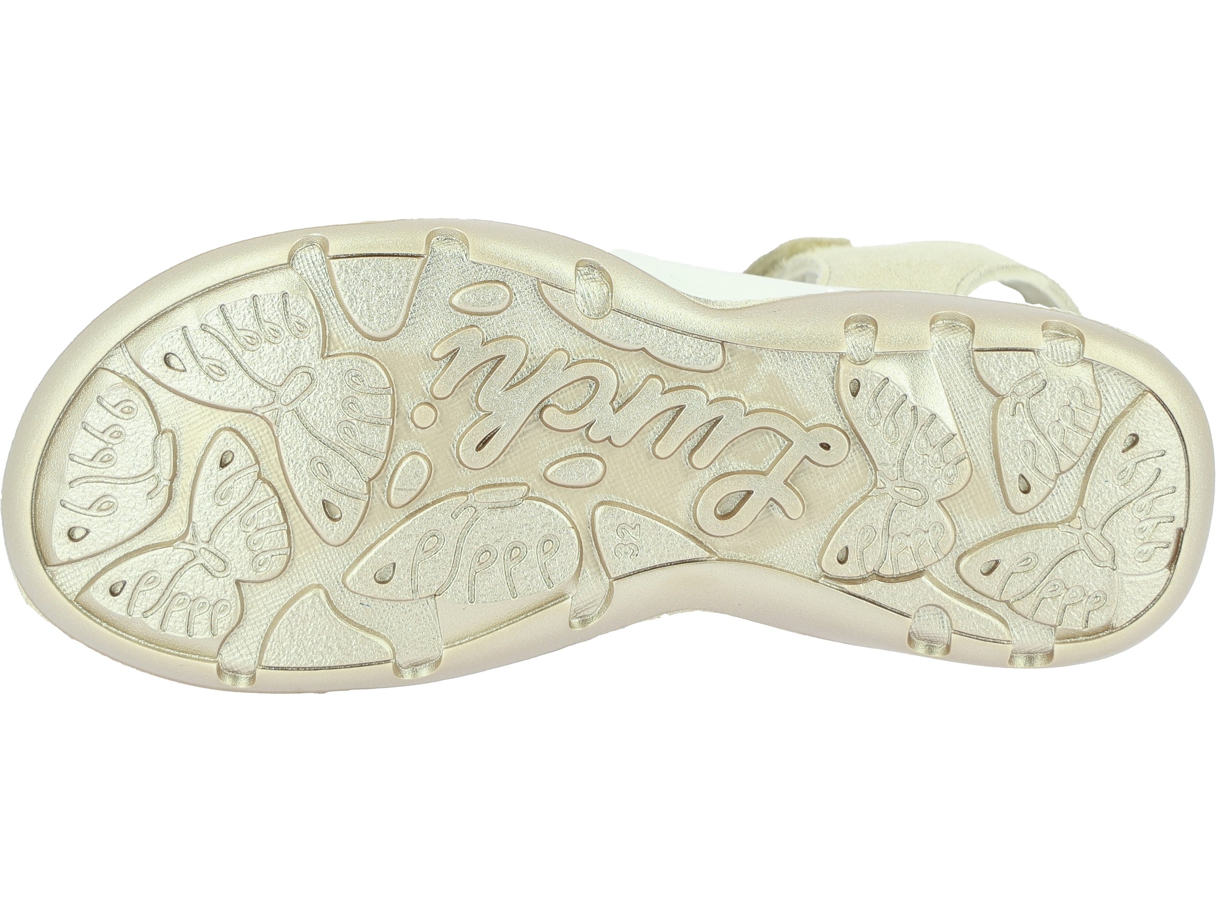 Lurchi Sandale »Fiori«  Klettschuh mit Leo-Muster, Größenschablone zum Download