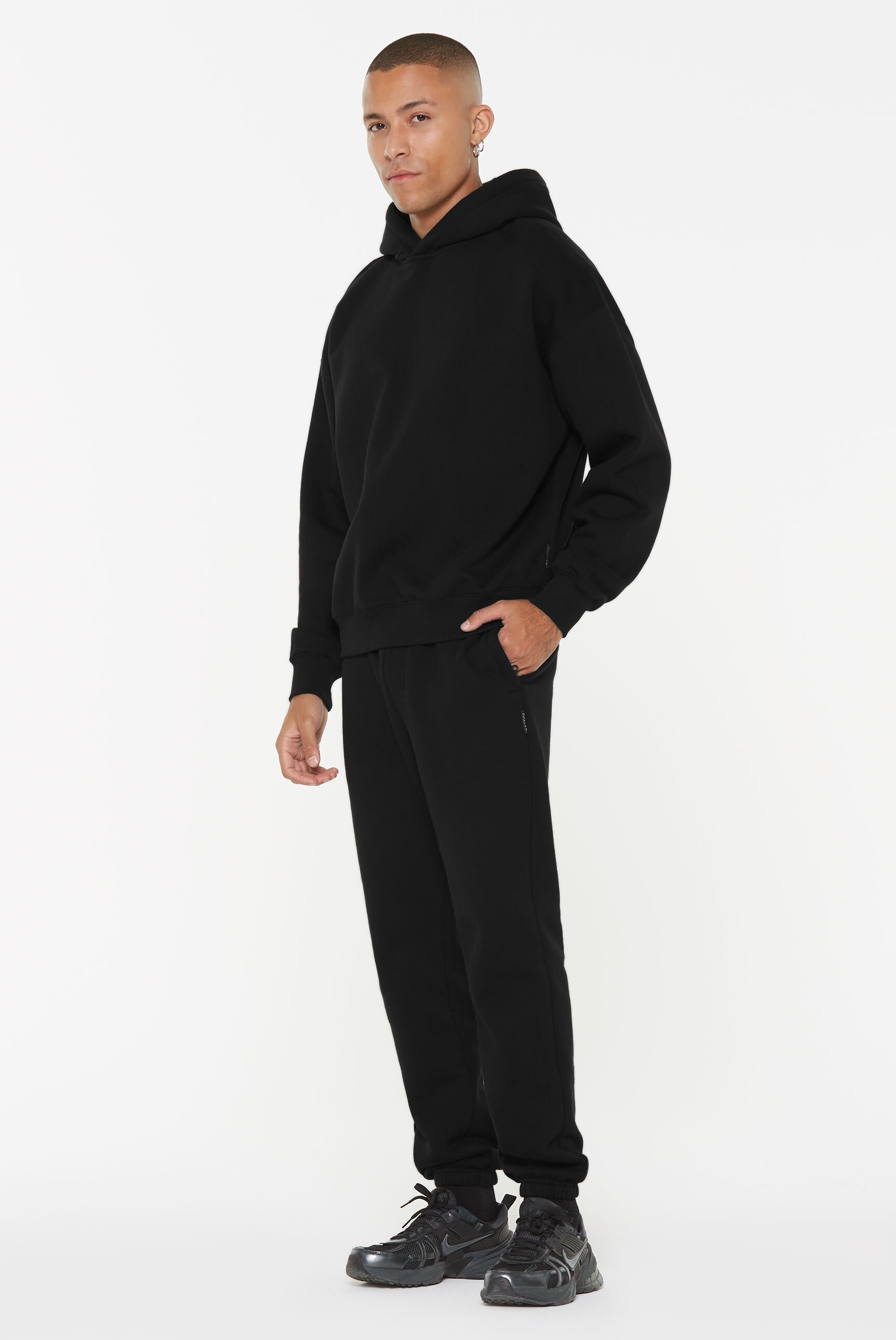 Harlem Soul Kapuzensweatshirt, mit überschnittenen Schultern