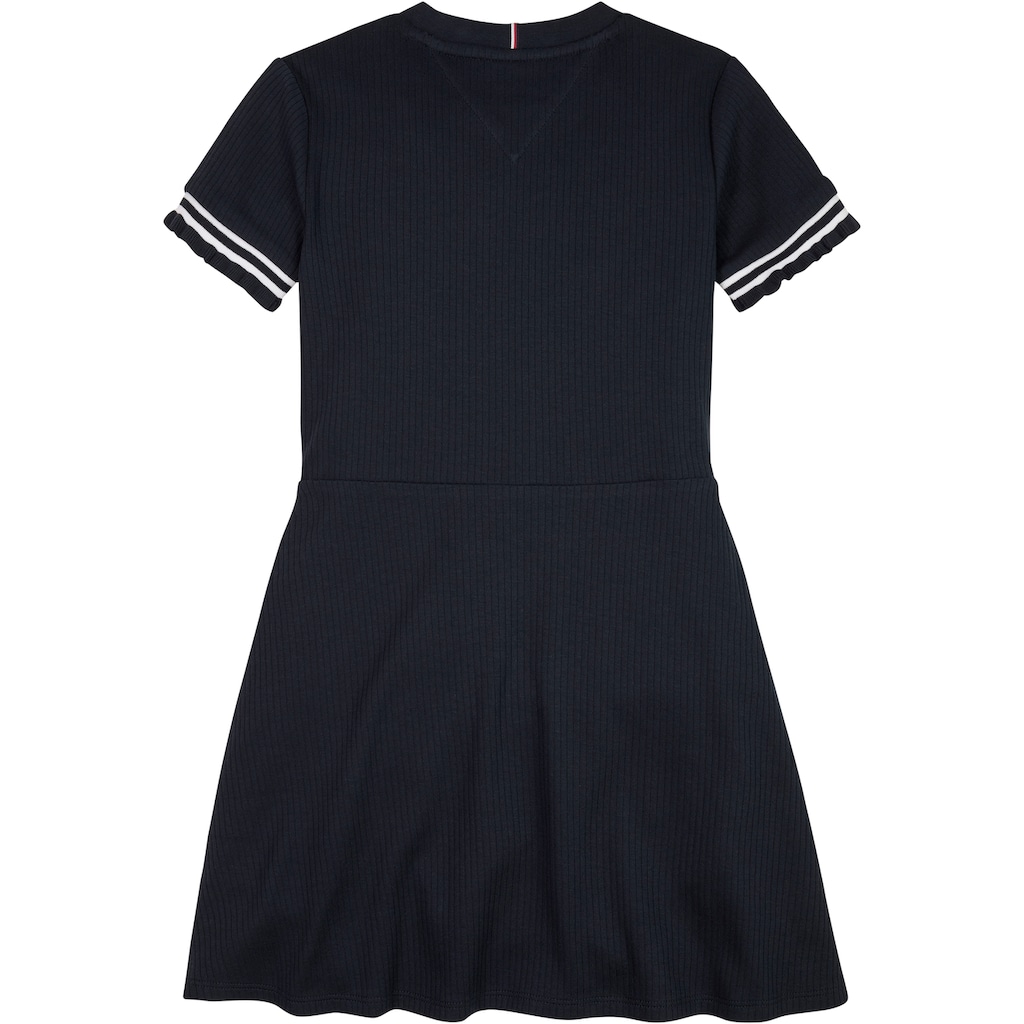 Tommy Hilfiger Jerseykleid »RUFFLE RIB KNIT DRESS«