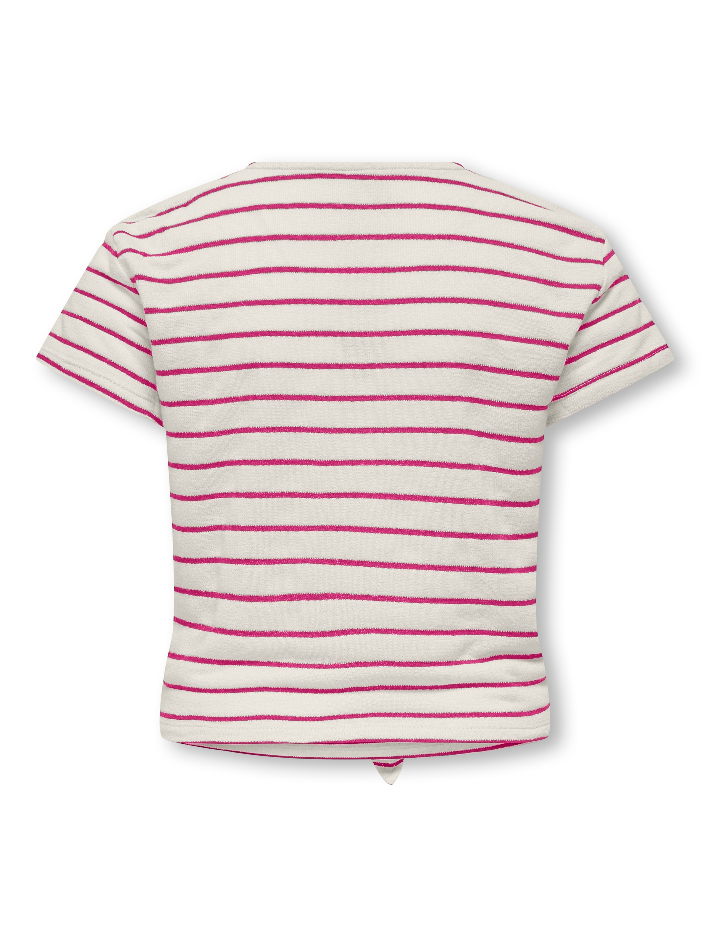 KIDS ONLY T-Shirt »KOGJANA SS STRIPED KNOT TOP JRS« mit coolem Knotendetail