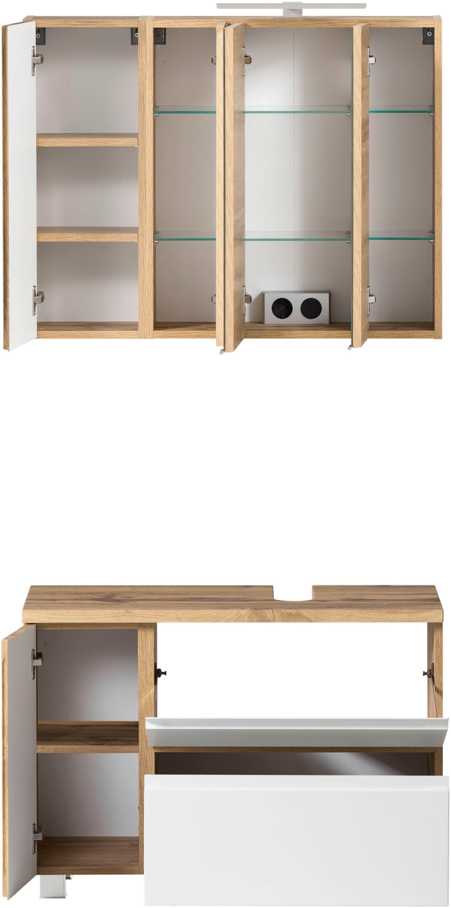 Thumbnail - welltime Badmöbel-Set "Sölden" 2 Stk. tlg.