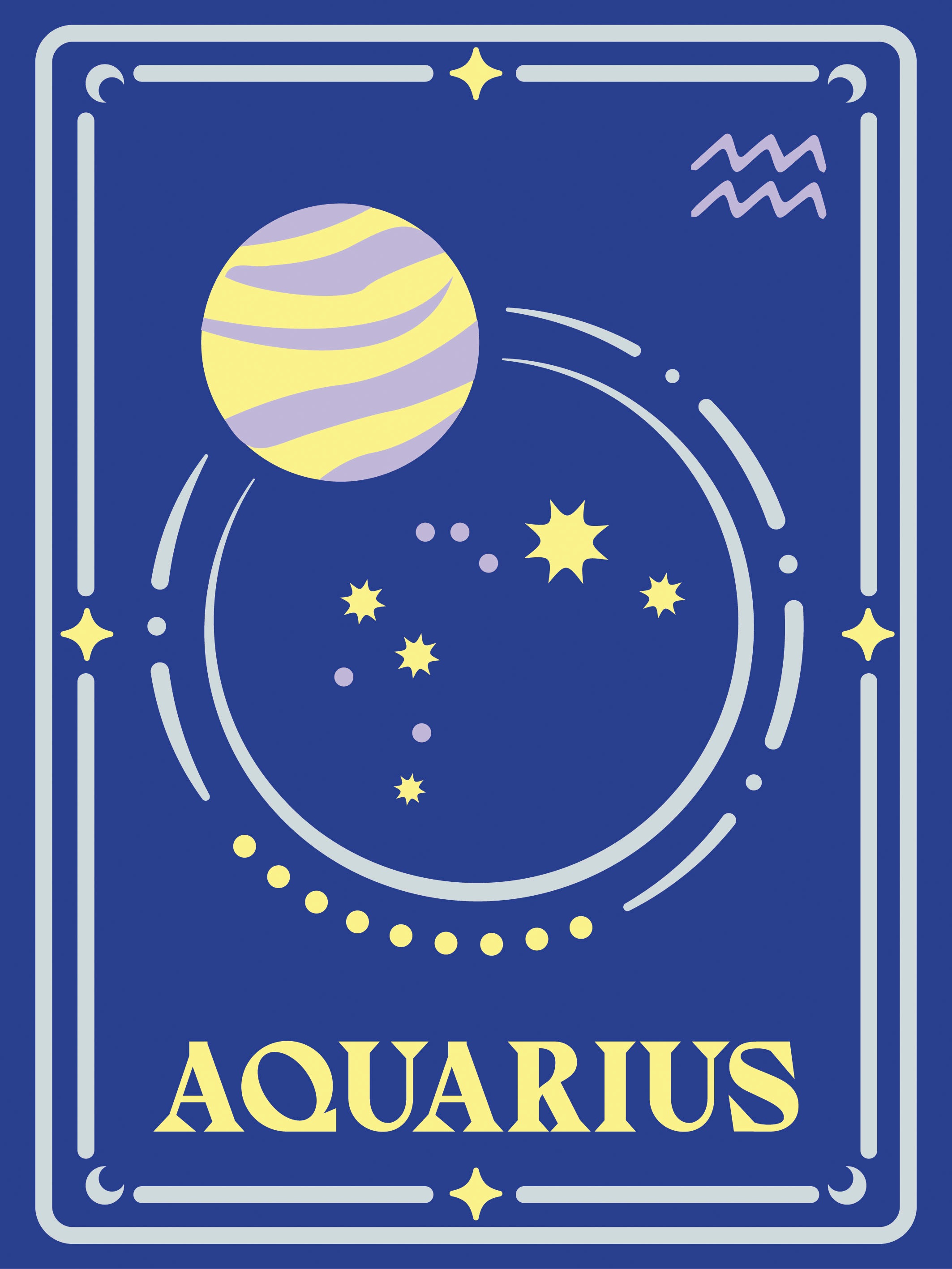 Ravensburger Malen nach Zahlen »Sternzeichen (Zodiac Sign) Wassermann«, Made in Europe