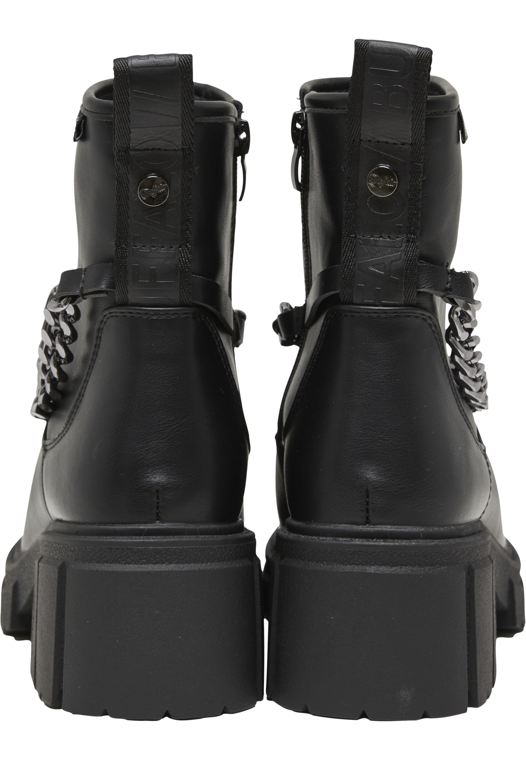 Buffalo Stiefel »Buffalo ZORA SOCK BOOTIE CHAIN - VEGAN NAPPA«