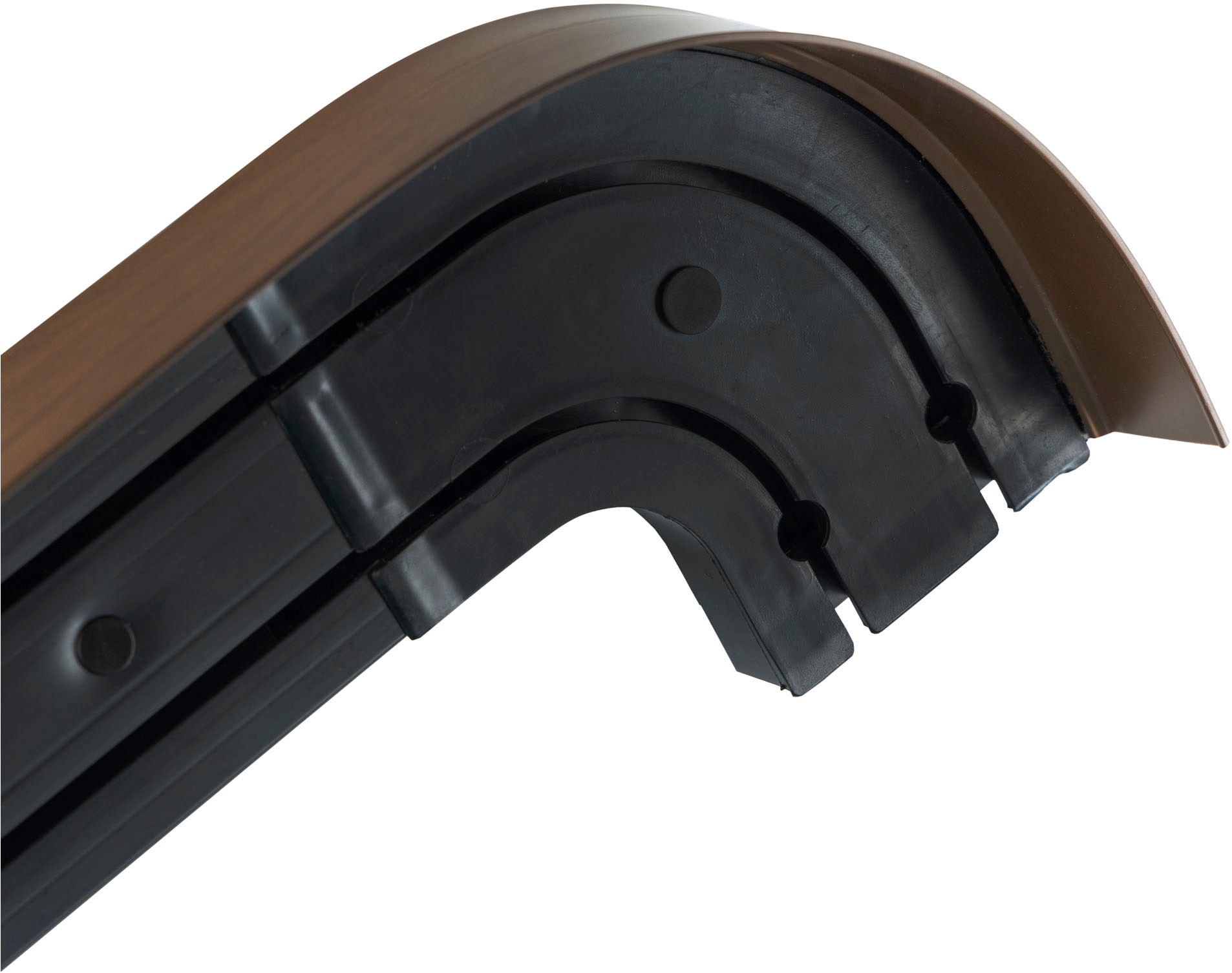 SN DECO GROUP Gardinenschiene »SH2 mit Blende 7,5 cm«, 2 läufig-läufig, Fixmaß, mit Blende 7,5 cm