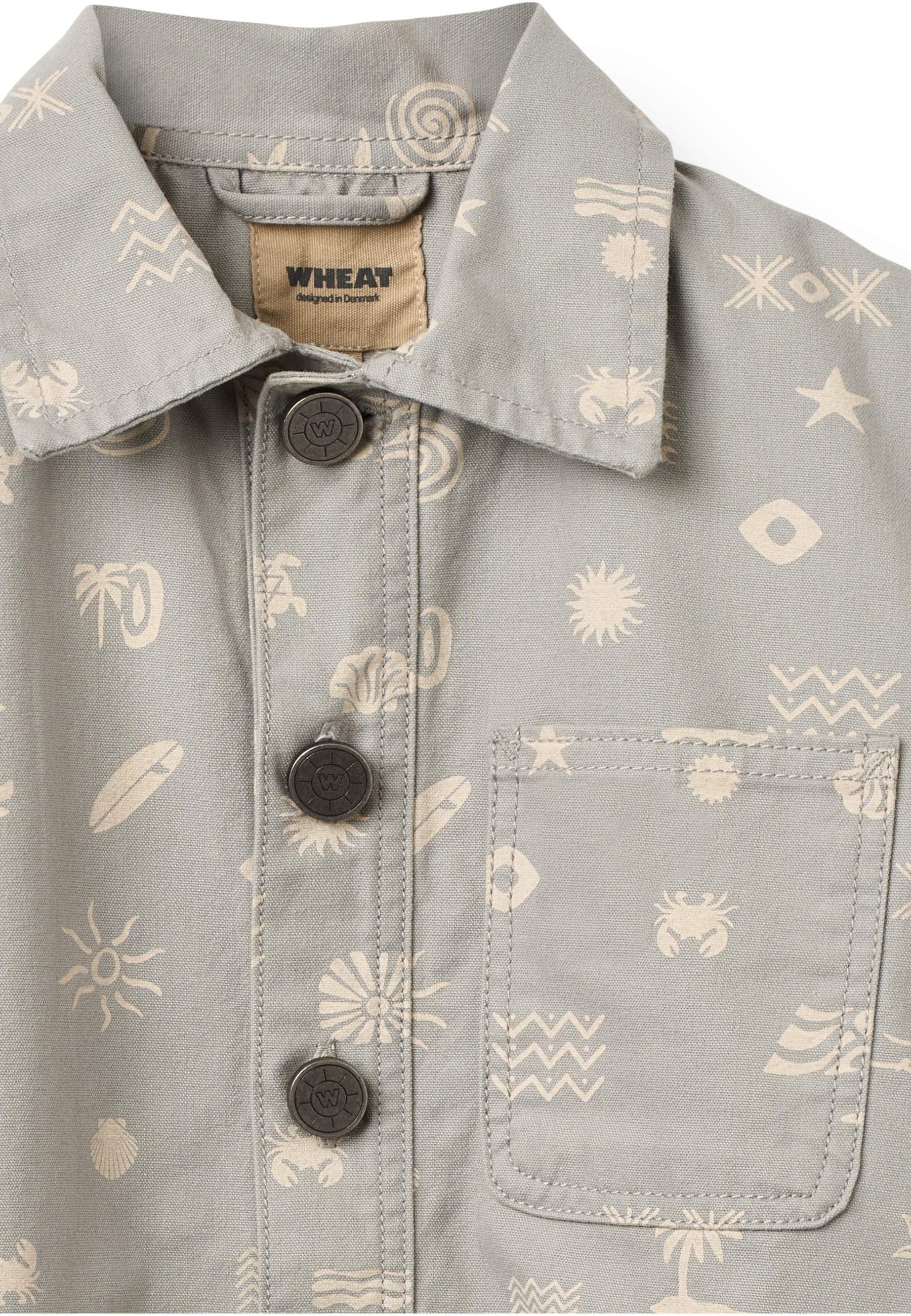 WHEAT Langmantel »WHEAT Overshirt Marcel«