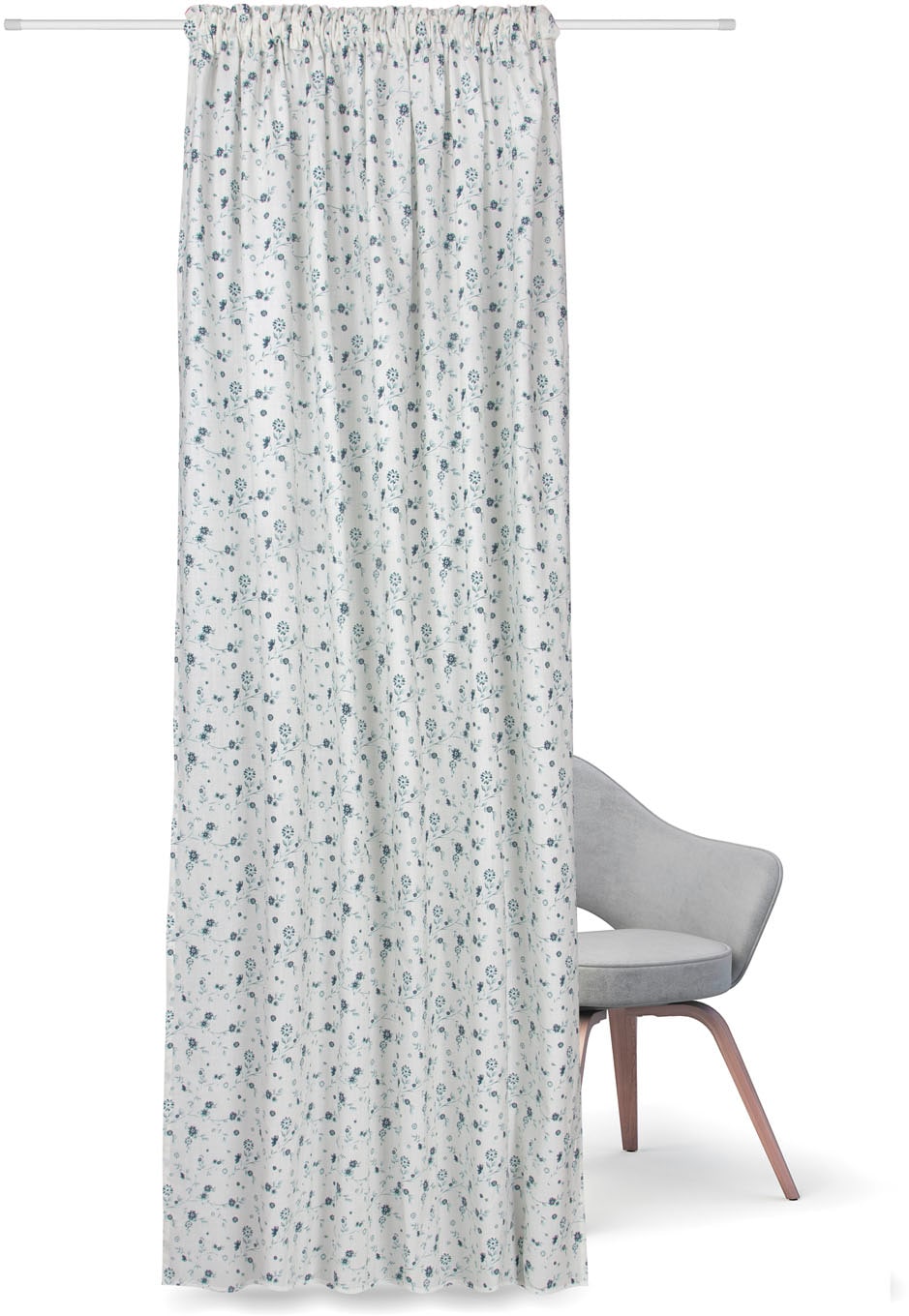 Gerster Gardine "Madina" Kräuselband 1 Stk. tlg. Fertigschal aus Baumwolle günstig online kaufen