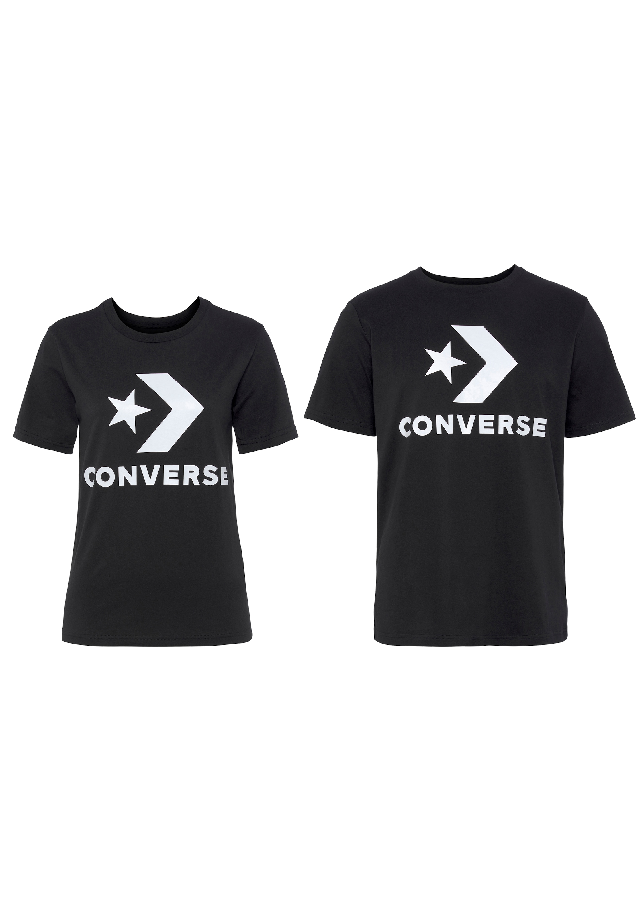 Converse T-Shirt "Unisex GO-TO STAR CHEVRON LOGO STANDARD-FIT" 1 Stk. Unise günstig online kaufen