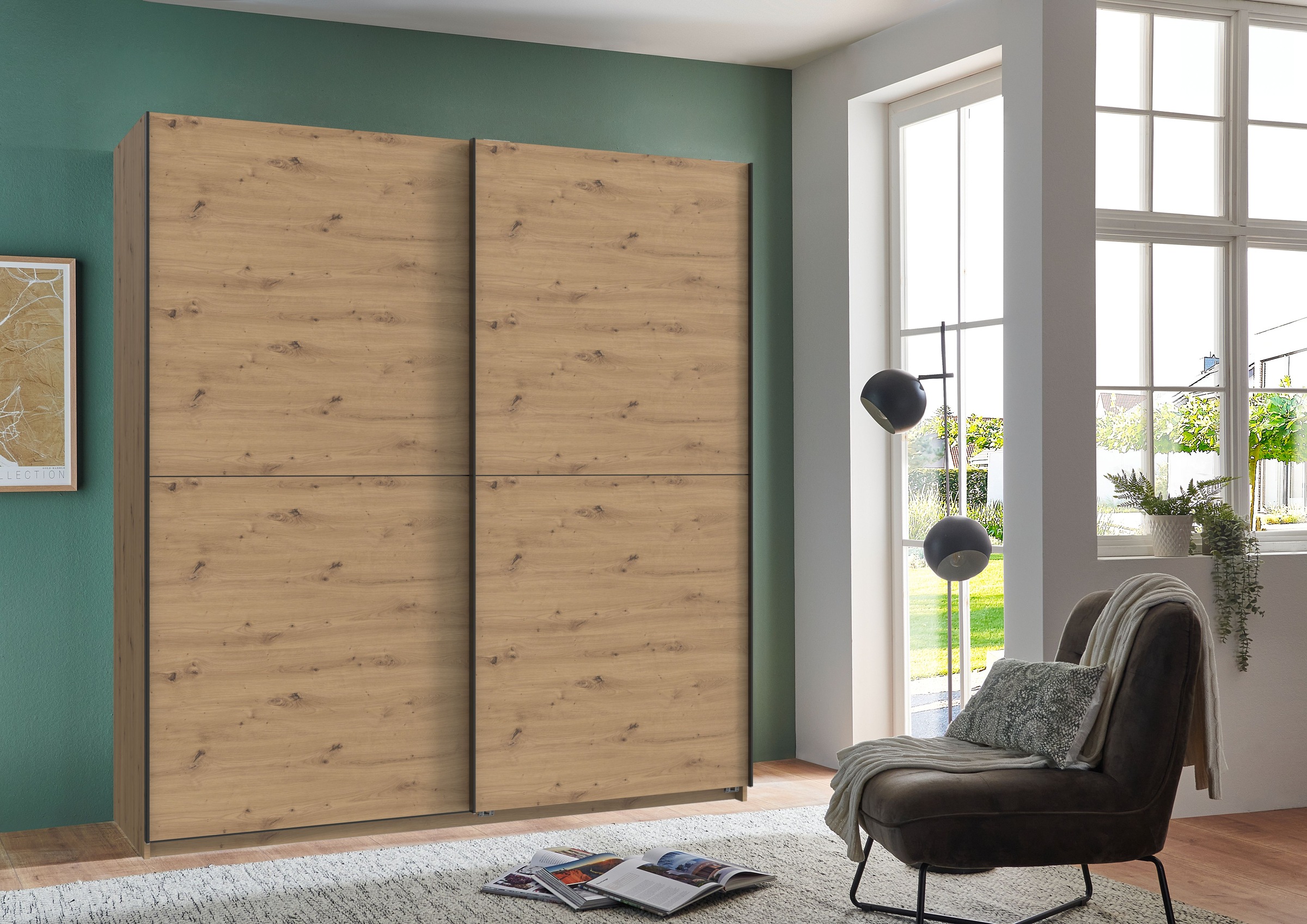 Wimex Kleiderschrank "Mugano, B/T/H 135 oder 180/65/198cm, Made in Germany" günstig online kaufen