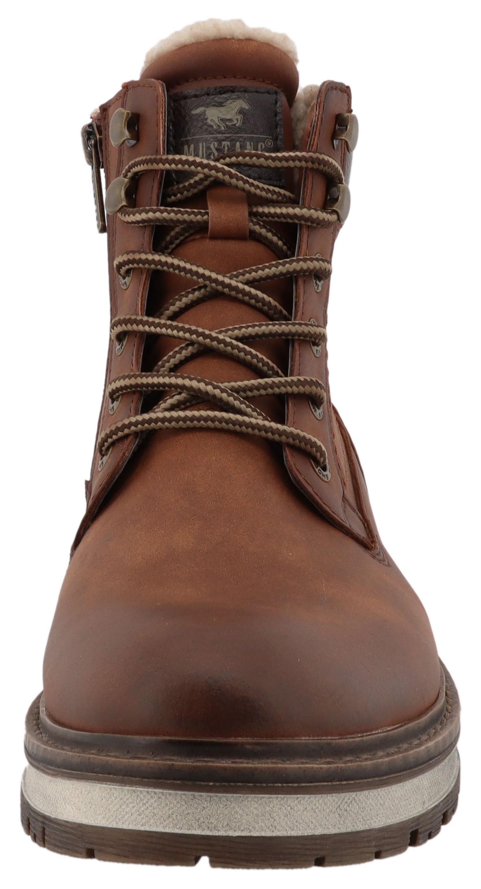 Mustang Shoes Winterboots »Merem«, Schnürstiefel, Winterstiefel mit TEX-Ausstattung