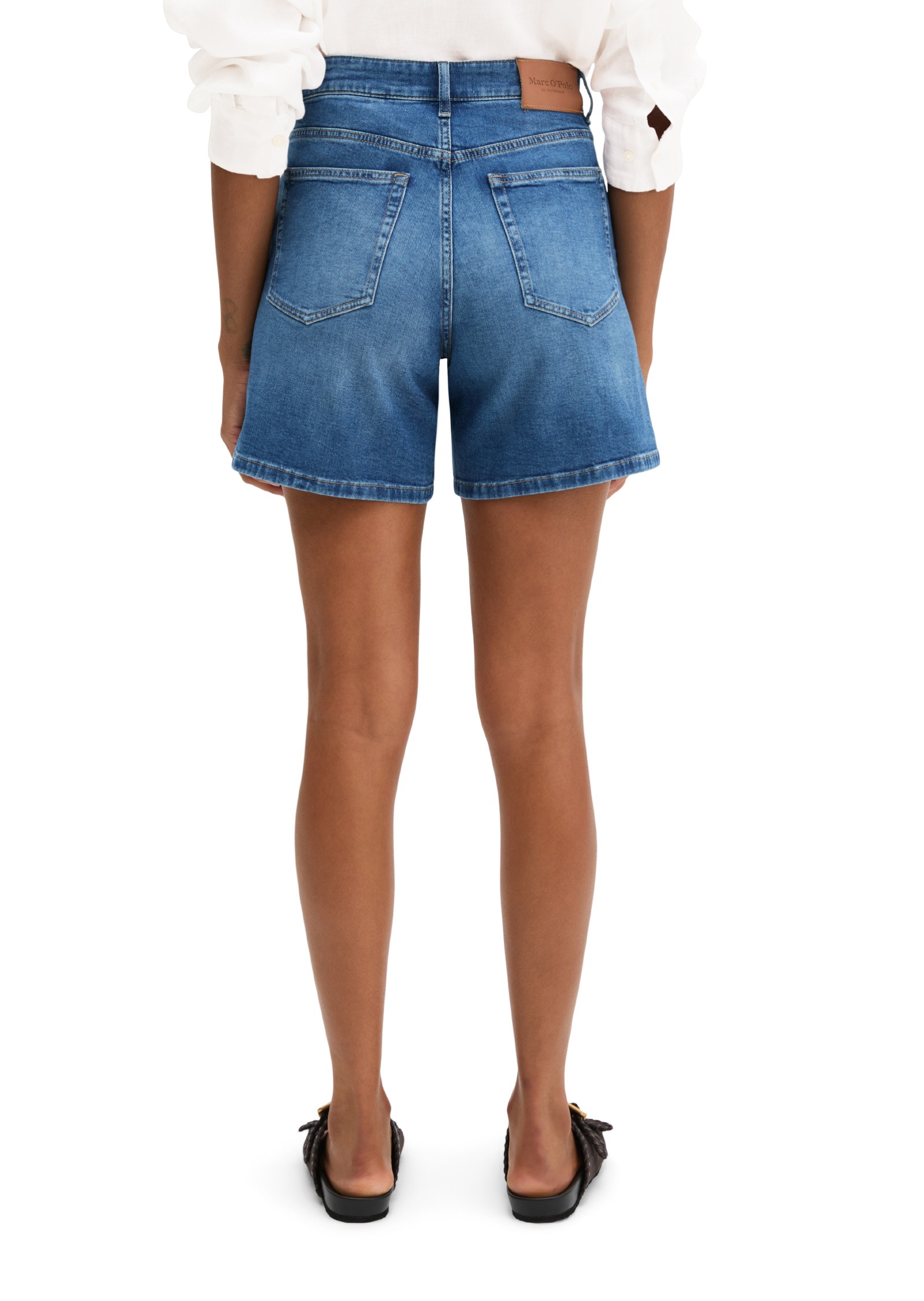 Marc O'Polo Shorts »aus weichem Organic Cotton-Lyocell-Stretch«