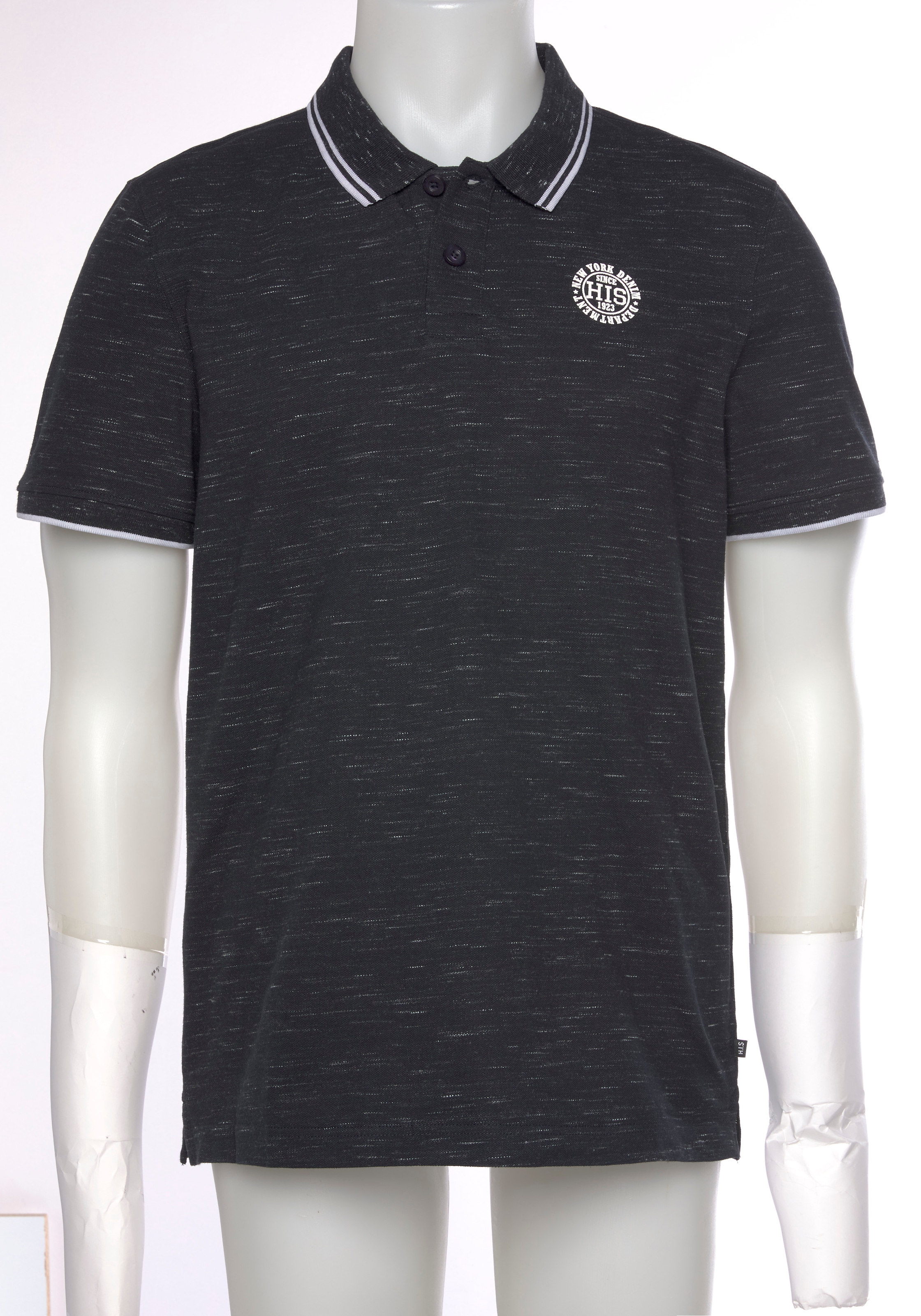H.I.S Poloshirt, kurzärmelig, schmal geschnitten, mit Polokragen