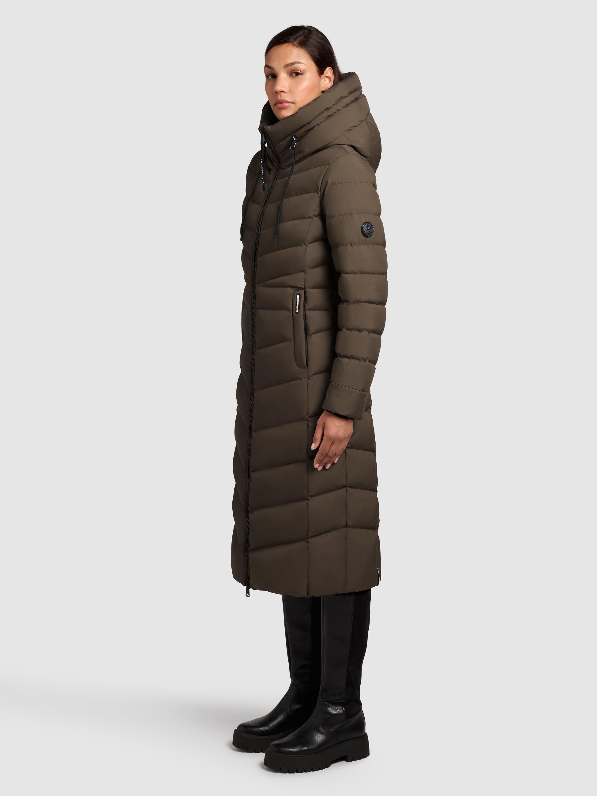 khujo Steppmantel "Ingram4-YM", Langer Damen Winterpmantel mit hohem Kragen günstig online kaufen