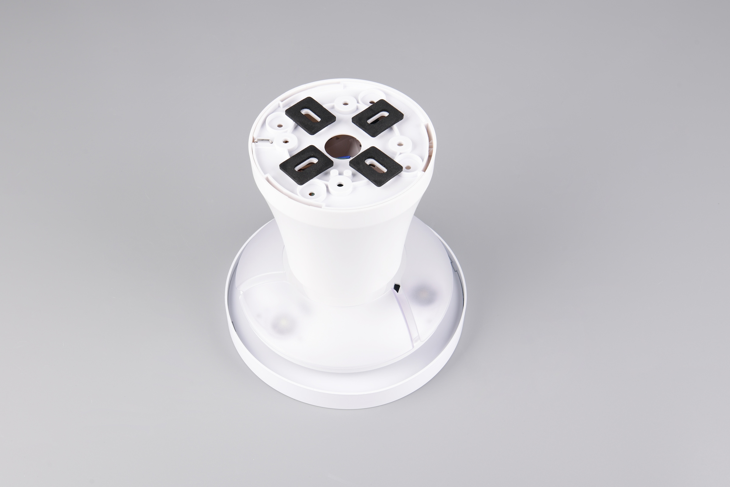 REALITY Leuchten LED Deckenleuchte »MOSS mit Ventilator, Deckenventilator mit ausklappbaren Flügeln 10W« LED-Board 1 Stk. Farbwechsler | warmweiß - kaltweiß Ø 22 - 41 cm (aufgeklappt), 6 Stufen, LED 13W CCT dimmbar Timer Fernb.