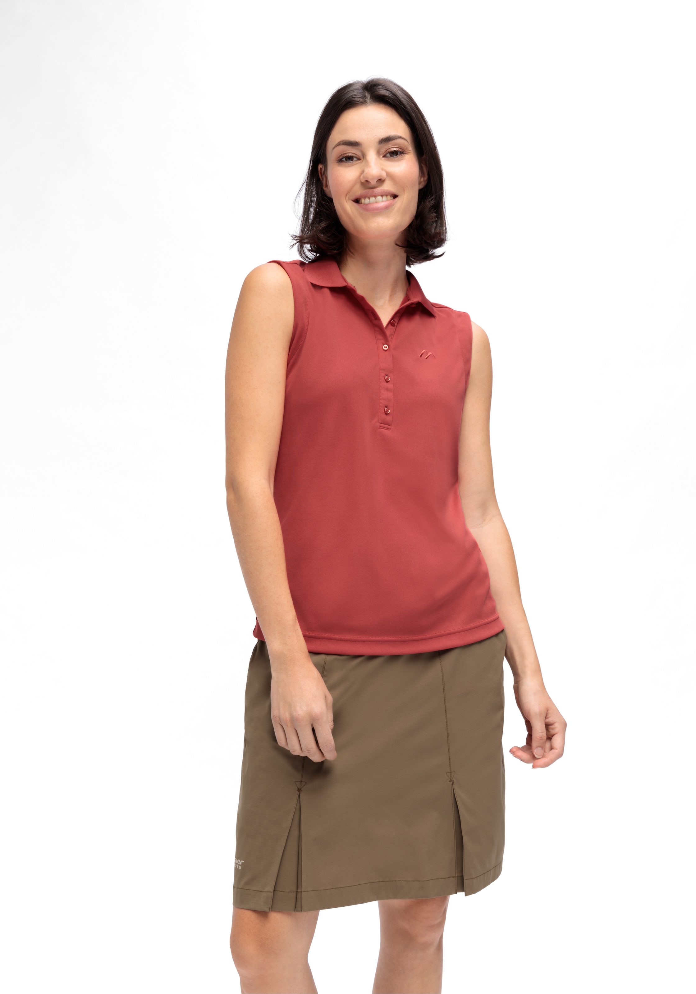 Maier Sports Poloshirt »Ulrike sleeveless«, Damen Funktionsshirt, ärmelloses Freizeitshirt, Regular Fit
