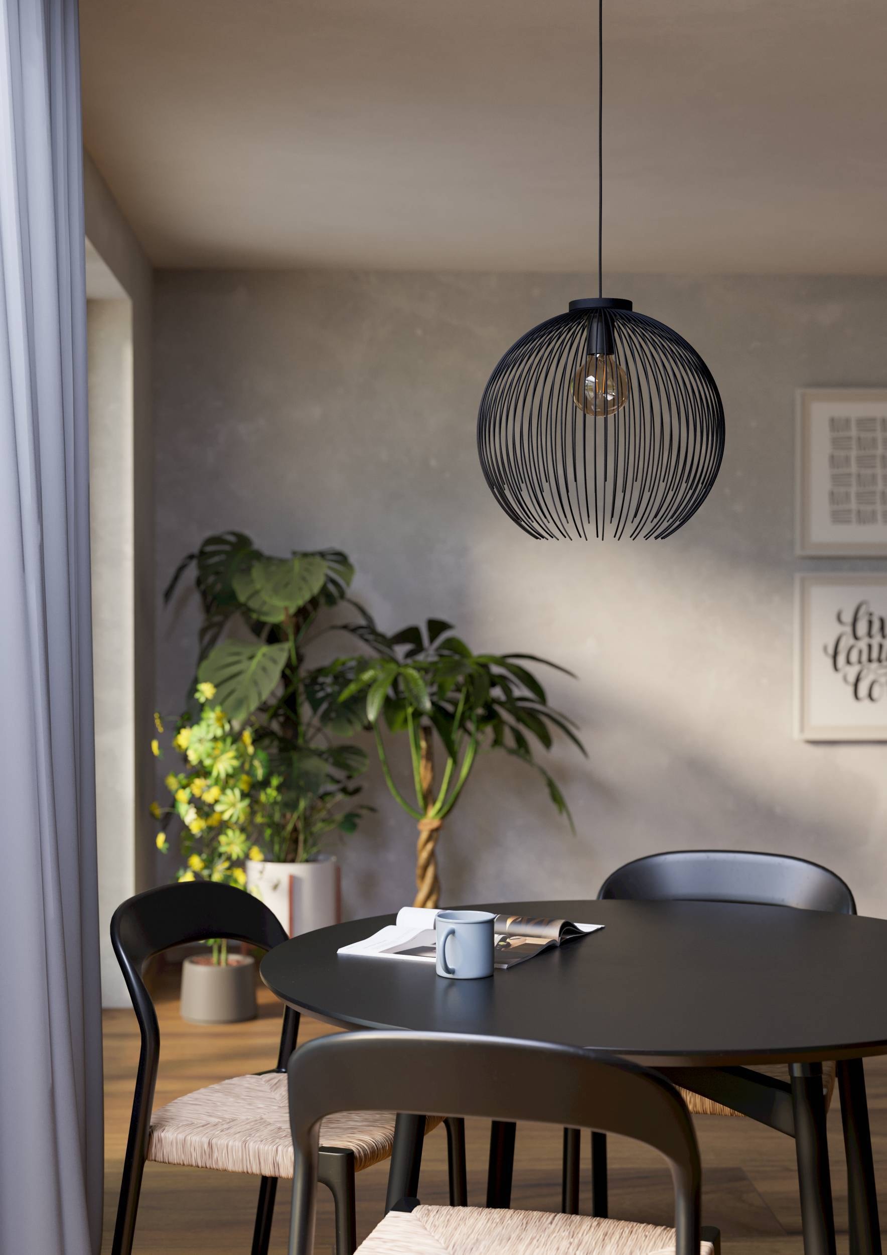 EGLO Hängeleuchte »Venezuela Hängelampe, Pendelleuchte, Esszimmerlampe, Metall, E27« E27 1 Stk.