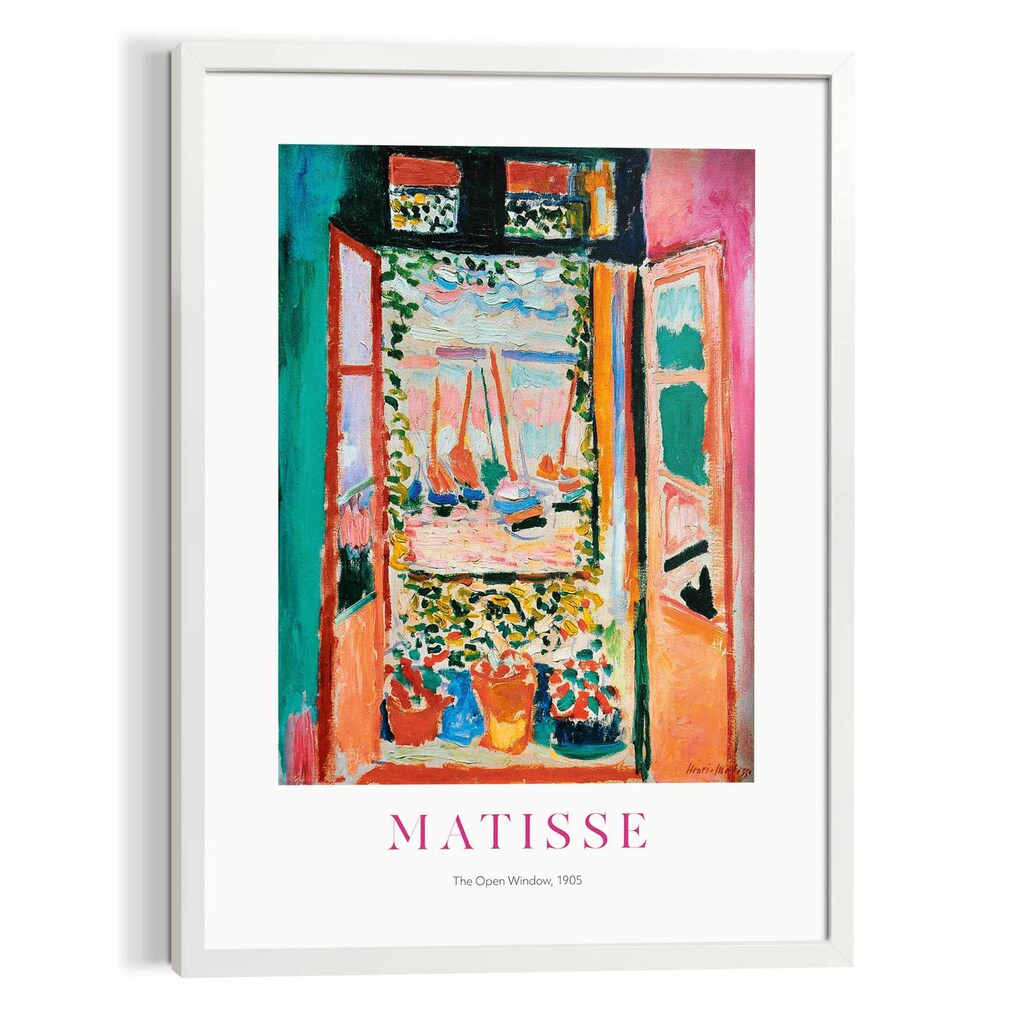 Reinders! Leinwandbild »Matisse - window«