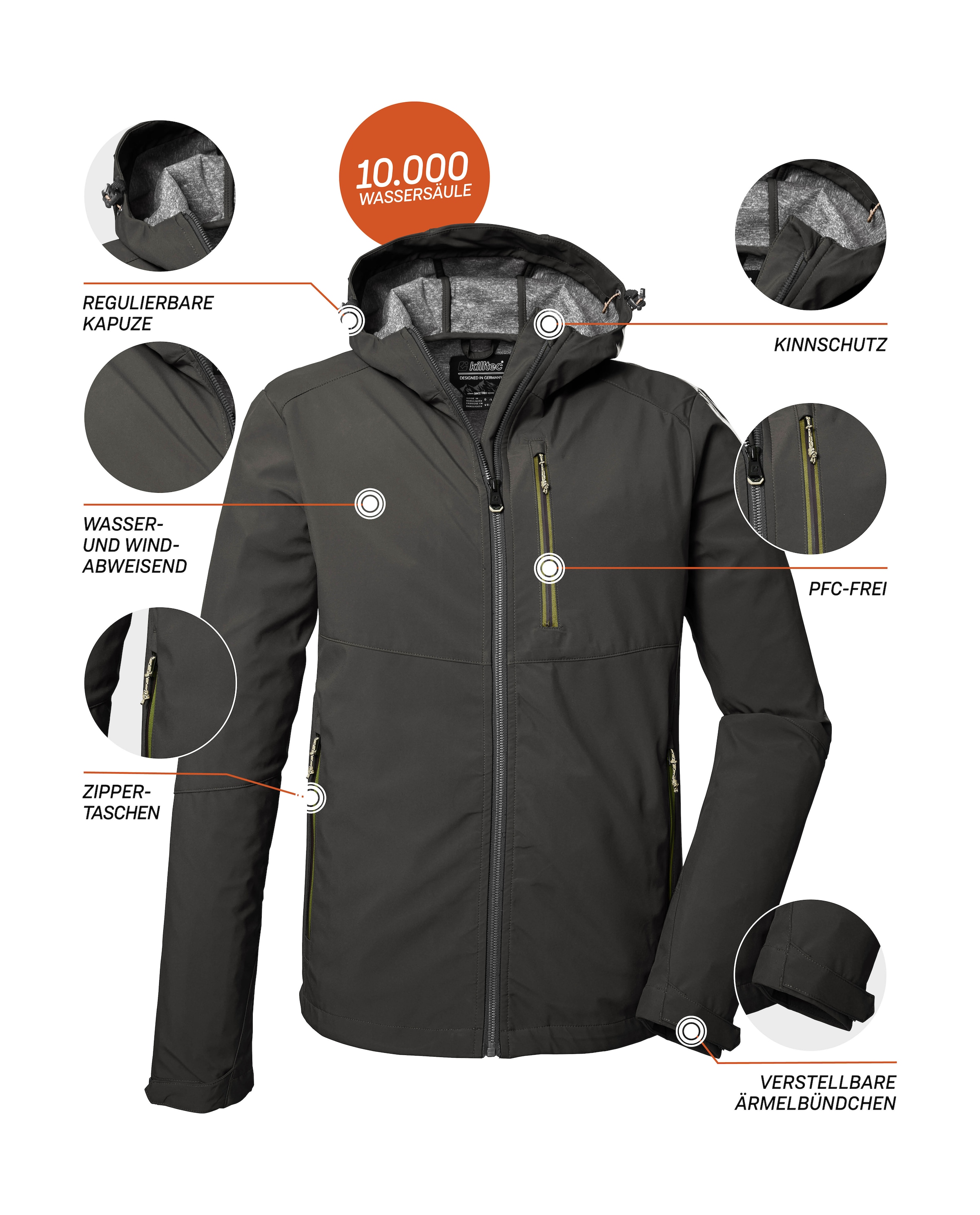Killtec Softshelljacke »KOS 259 MN SFTSHLL JCKT«