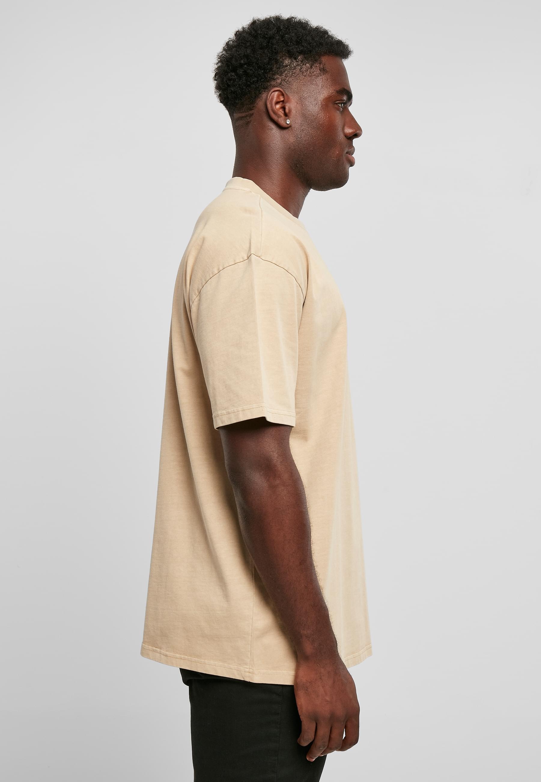 URBAN CLASSICS Kurzarmshirt »Urban Classics Herren Heavy Oversized Garment Dye Tee«