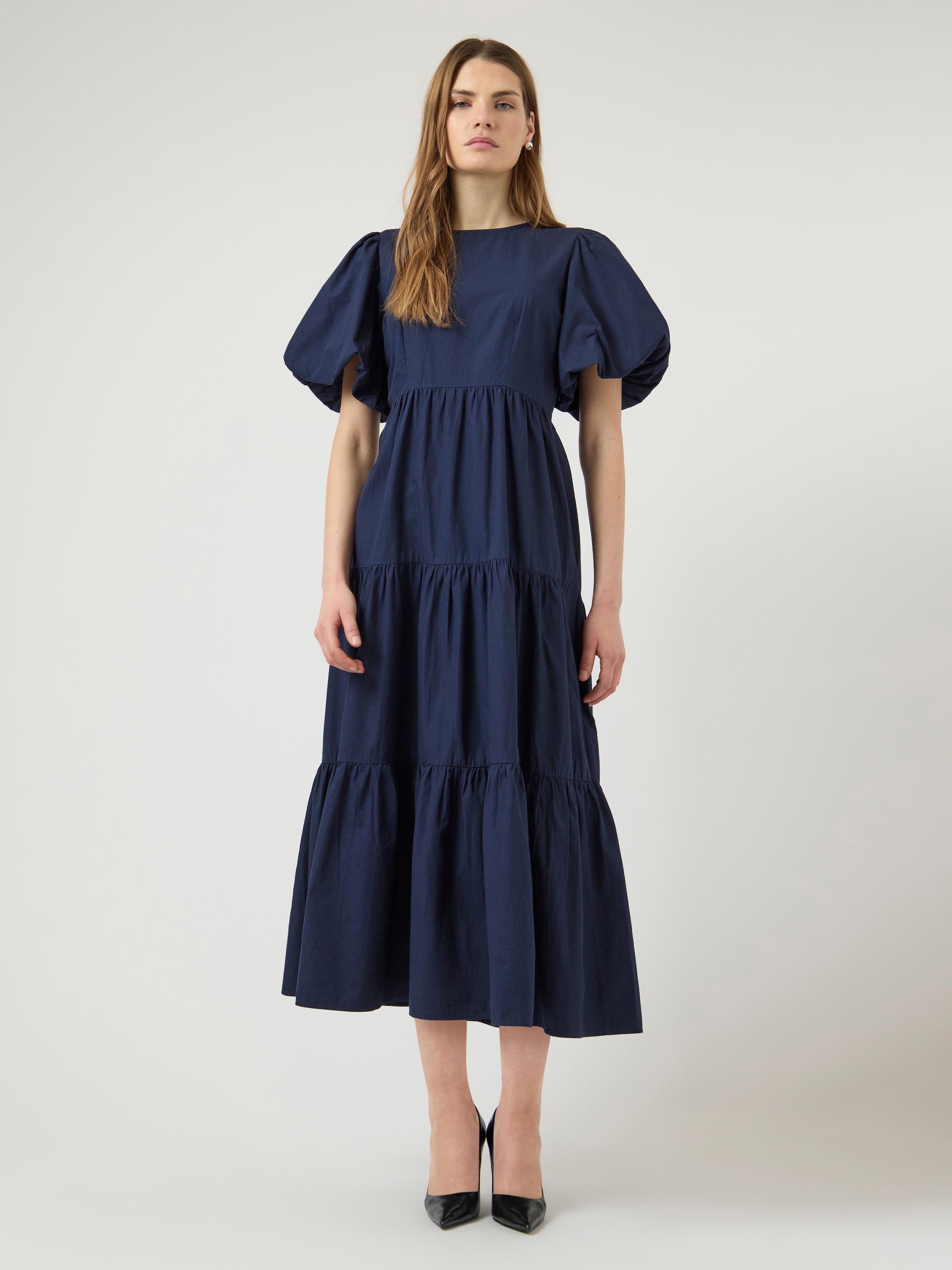 Y.A.S Midikleid »YASCOLEA SS ANKLE DRESS S. NOOS« Sommerkleid, Baumwolle, knöchellang